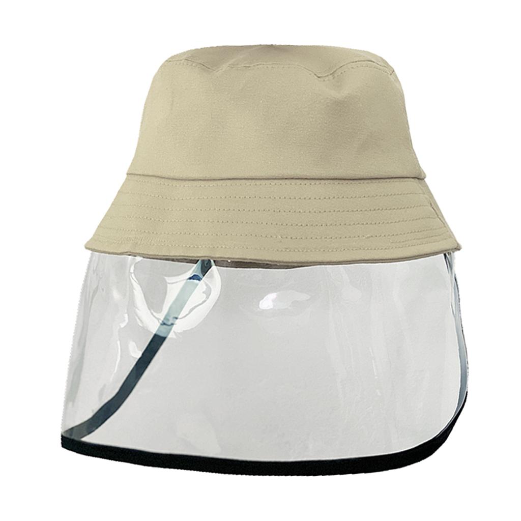 For Baby Kids Anti-spitting Protective Hat Cap Cover Outdoor Safety Beige