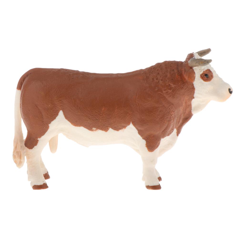 Simulation Animal Model Kids Educational Toys cow PL127-603