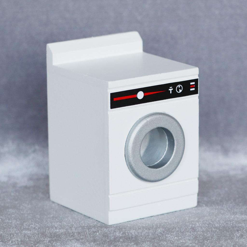 1/12 Scale Dollhouse Miniature Roller Washer Washing Machine Furniture