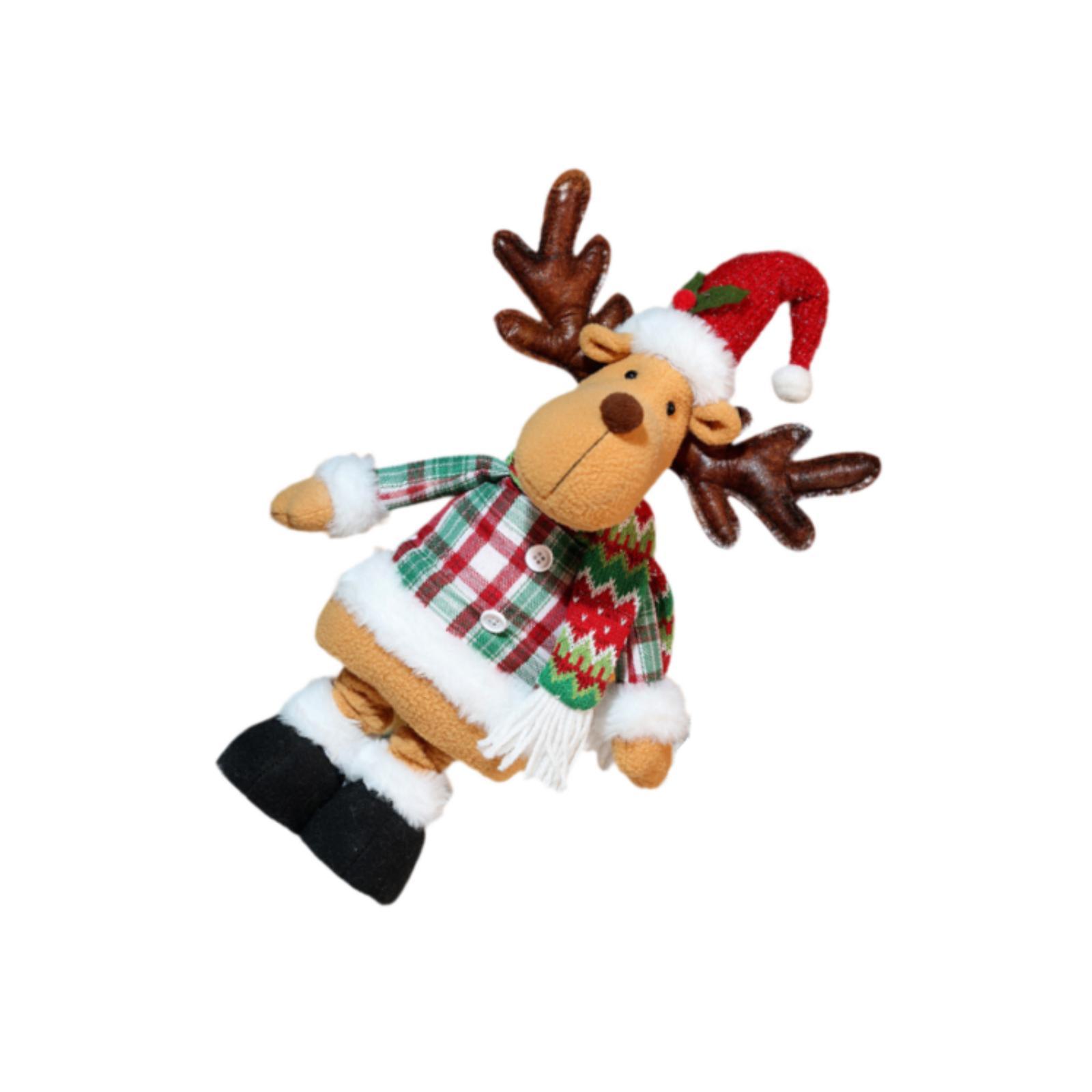 Christmas Plush Elk Figurine