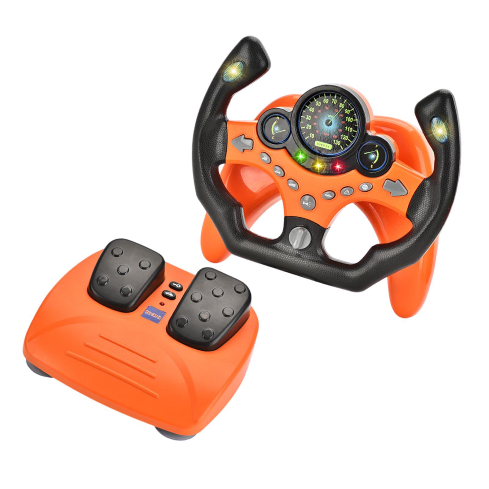Steering Wheel Set with Brake Pedal
