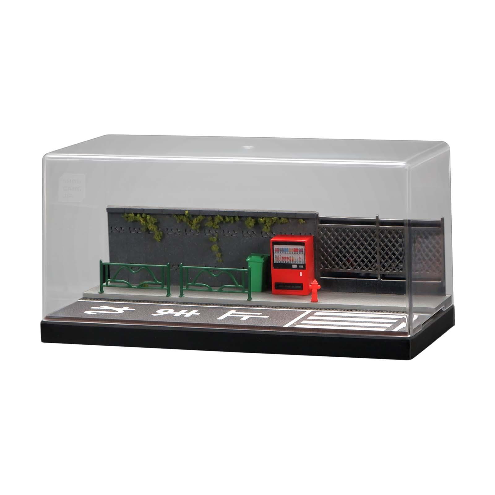 Model Car Display Case Backdrop Style A