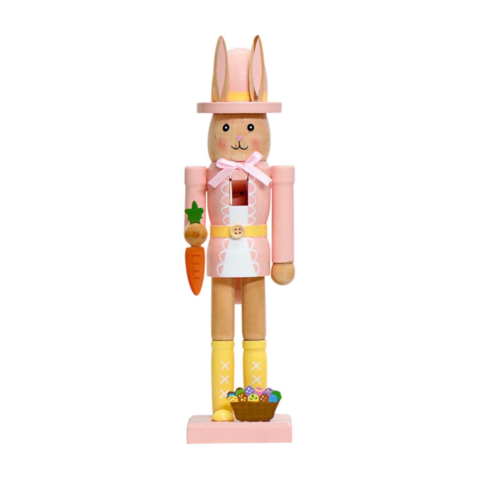 Easter Bunny Nutcracker Pink