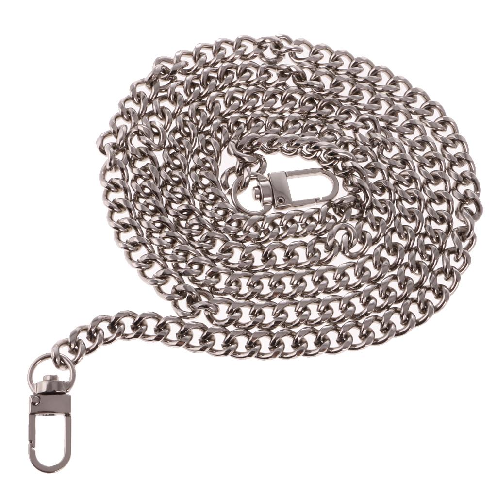 Crossbody Bag Replacement DIY Chain Strap Handle Silver