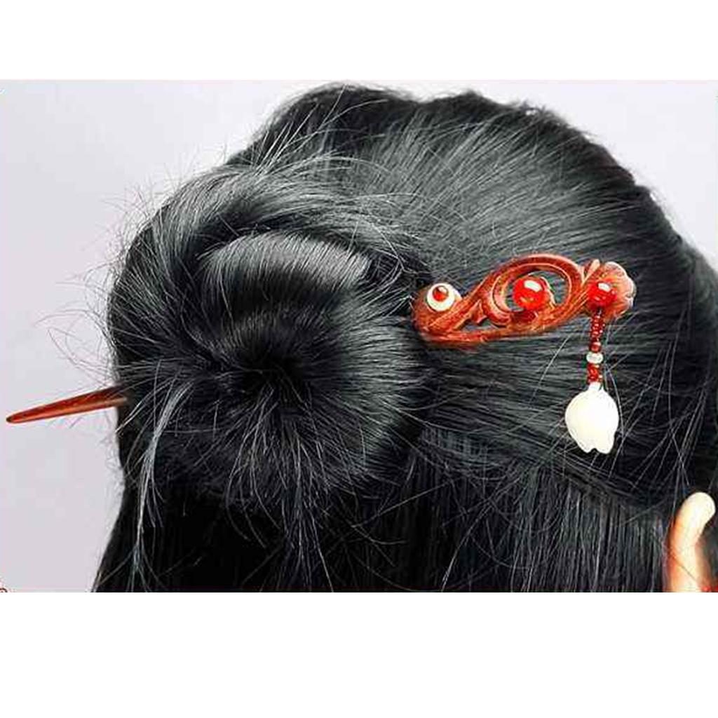 Pique  Cheveux Femmes B ton  Chignon Japonais  en Bois 