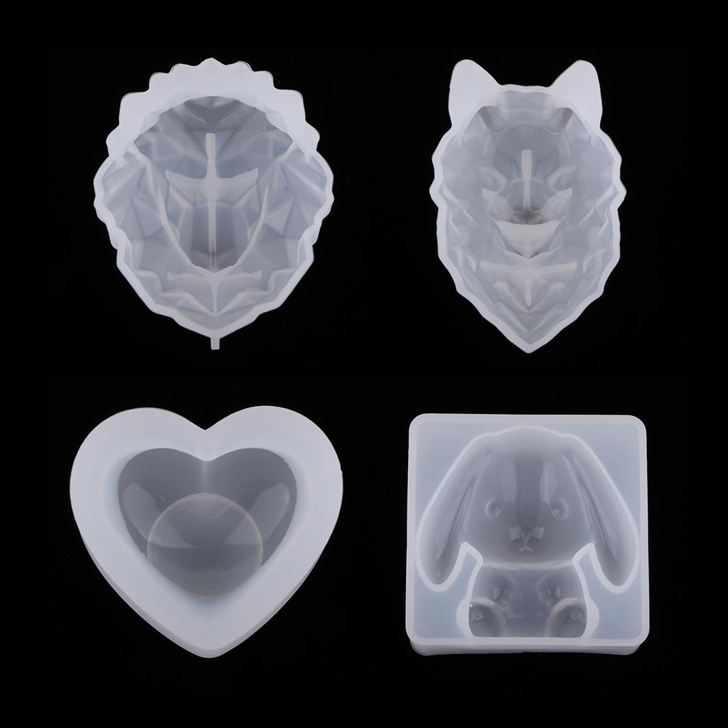 DIY Silicone Mould Mold Resin Art Jewelry Making Ornament Craft Heart