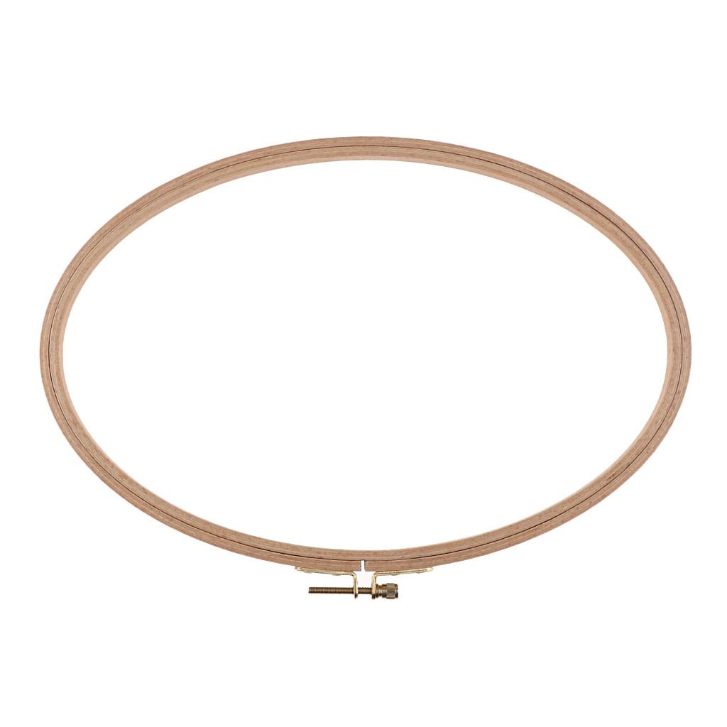 Wooden Oval Cross Stitch Hoops