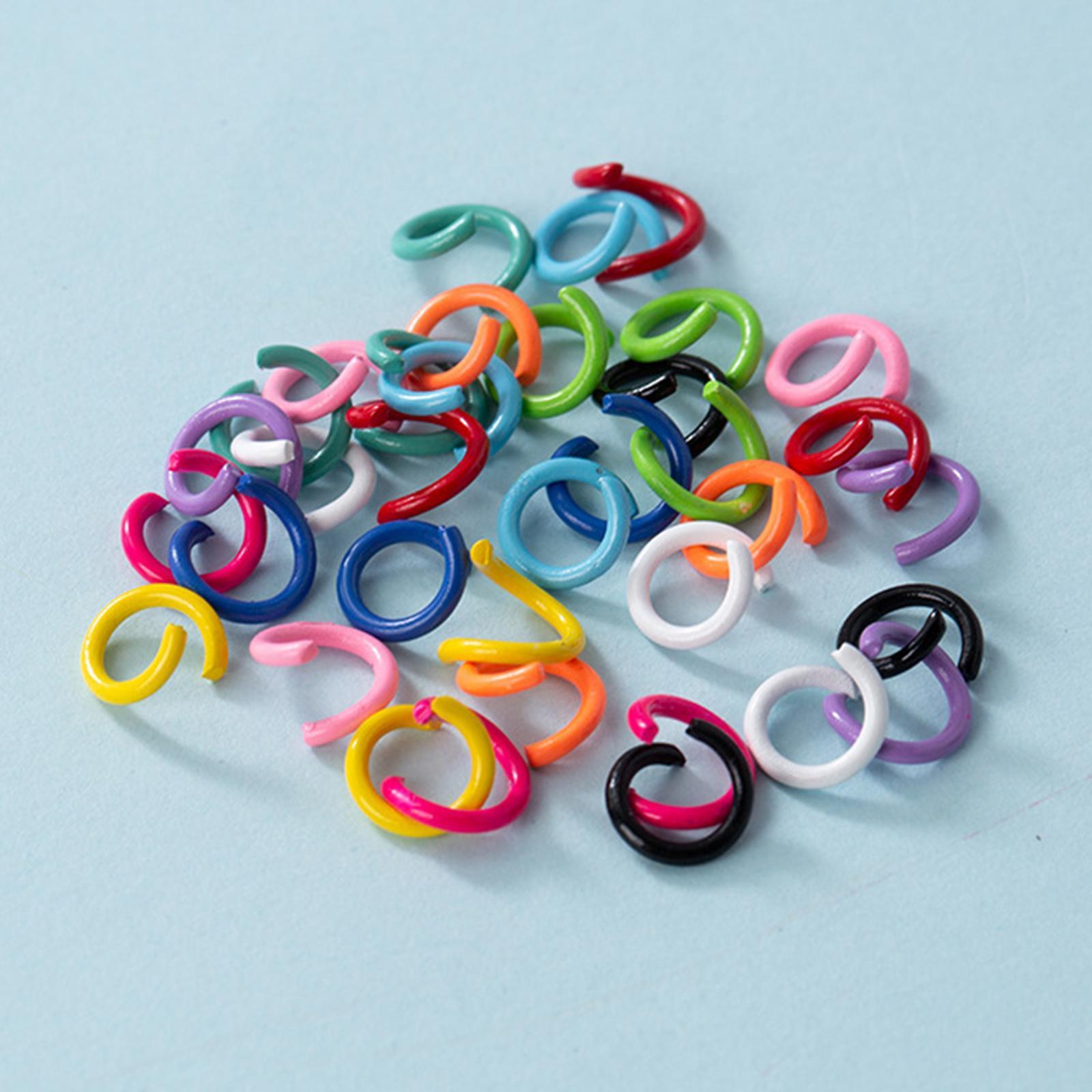 300pcs 10mm Open Jump Rings Split Rings Findings Jewelry Making Craft Round