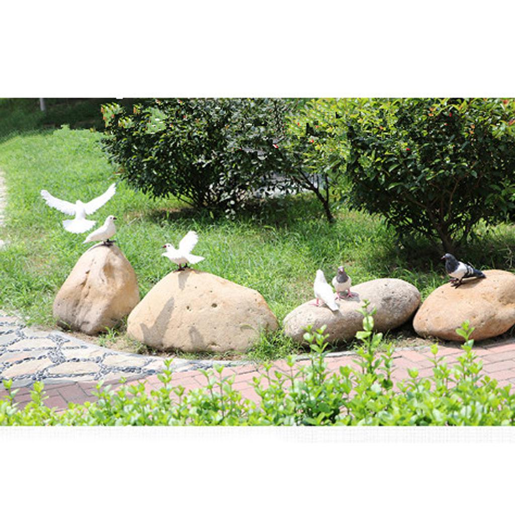 Artificial Feathered Dove, Hunting Decoys Tree Garden Decoration eBay