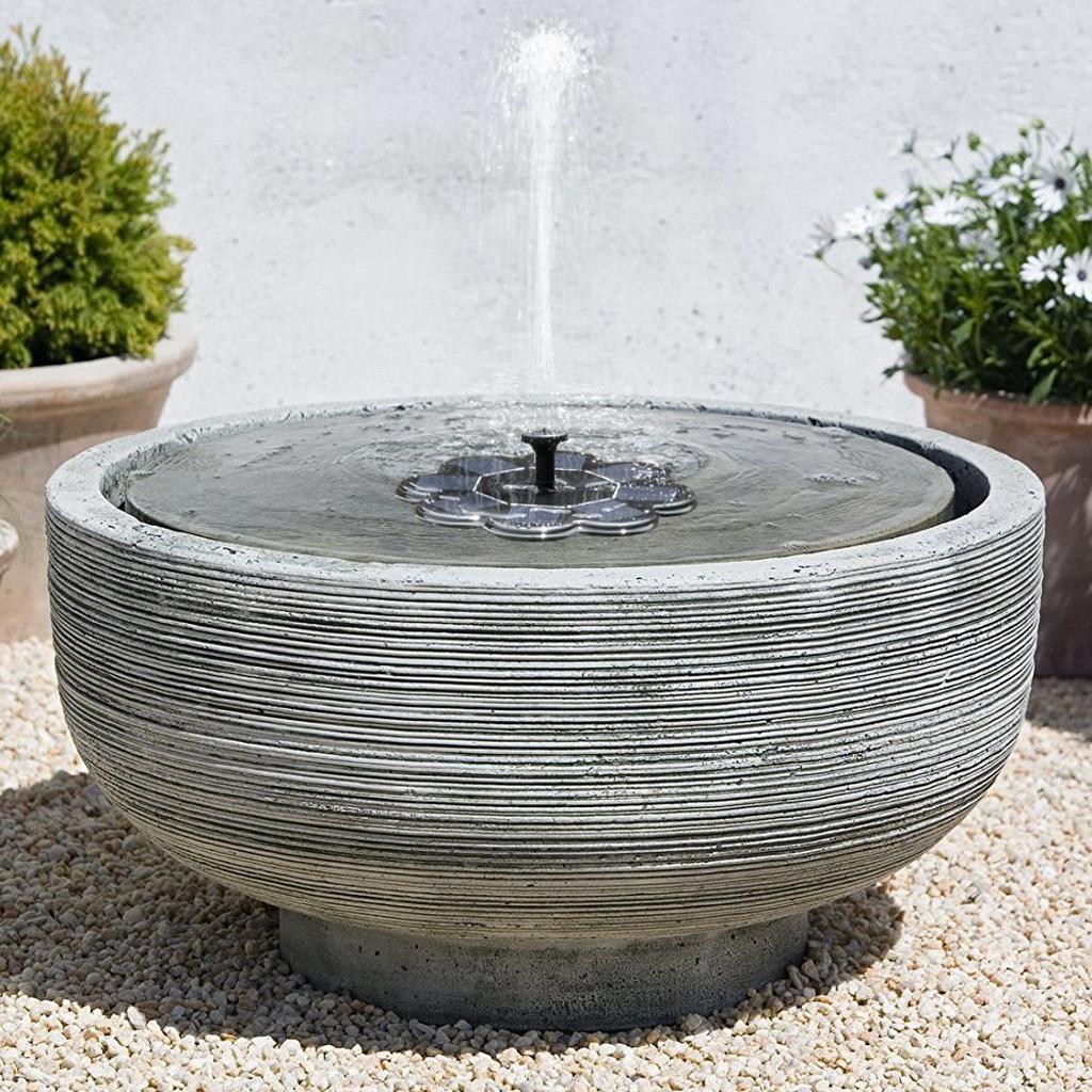 Springbrunnen Solar Wasserpumpe schwimmender Fontäne Pumpe für