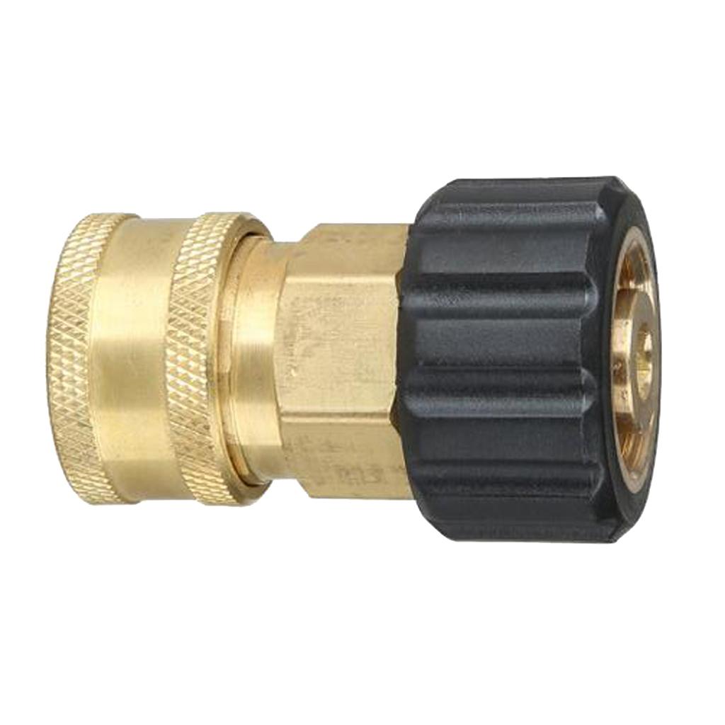 M22 Male x G1/4'' Female Quick Twist Connector For Pressure Washer