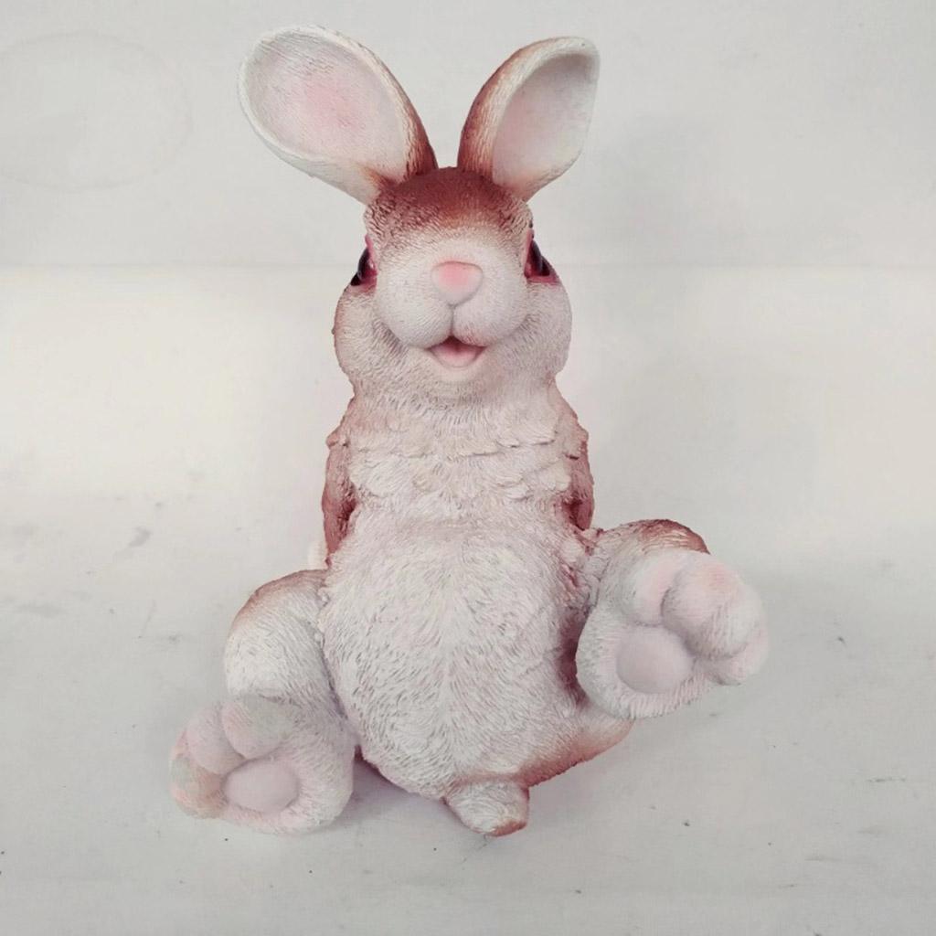 resin rabbit statue