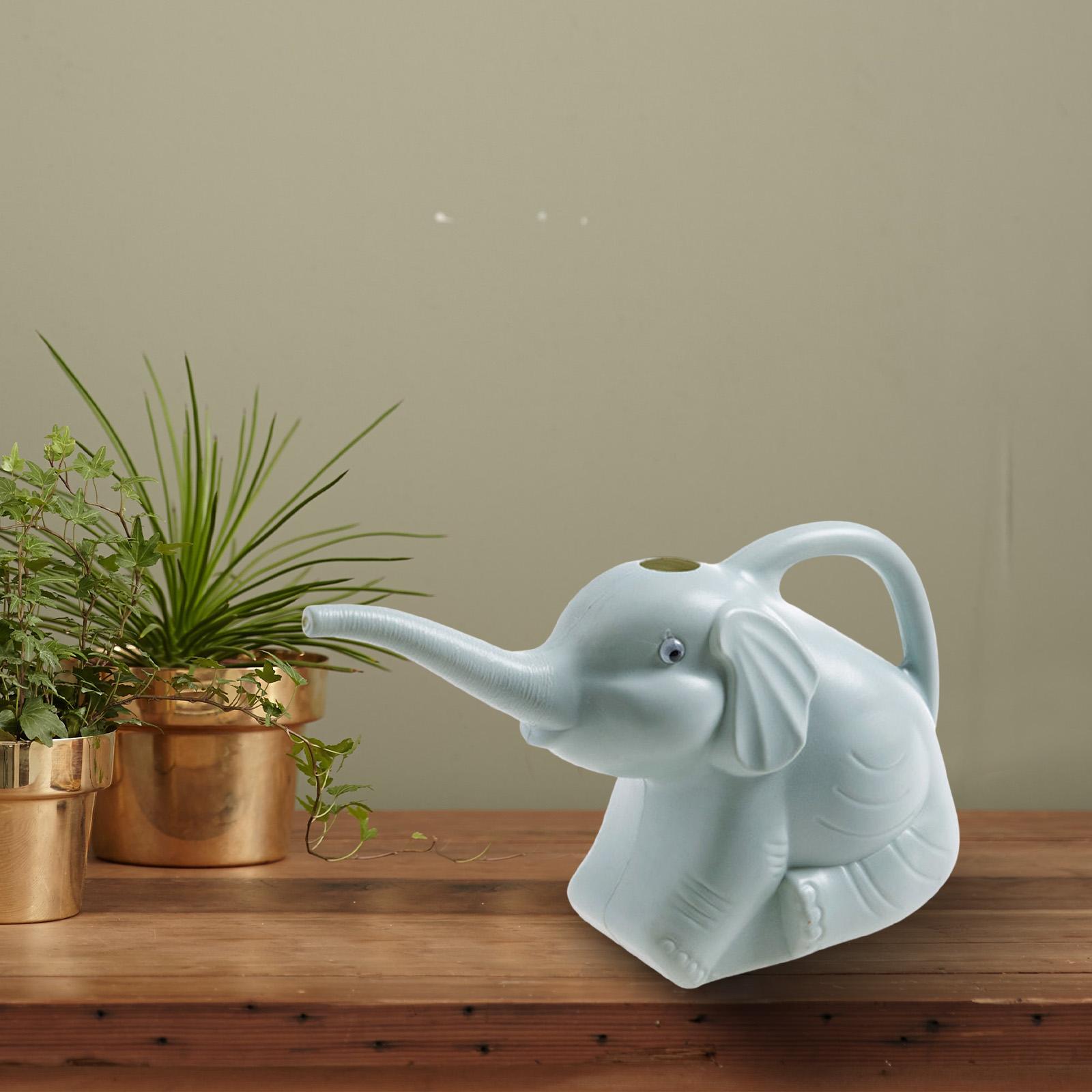 2L Elephant Watering Can Creative Indoor Plants Flower Watering Can  Blue