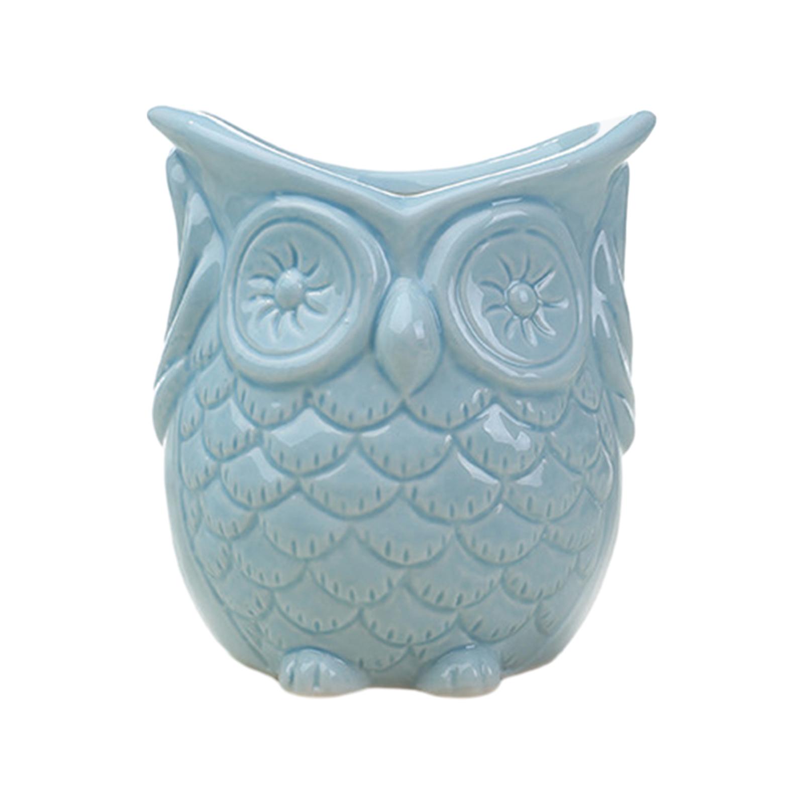Owl Shape Ceramic Flower Pot