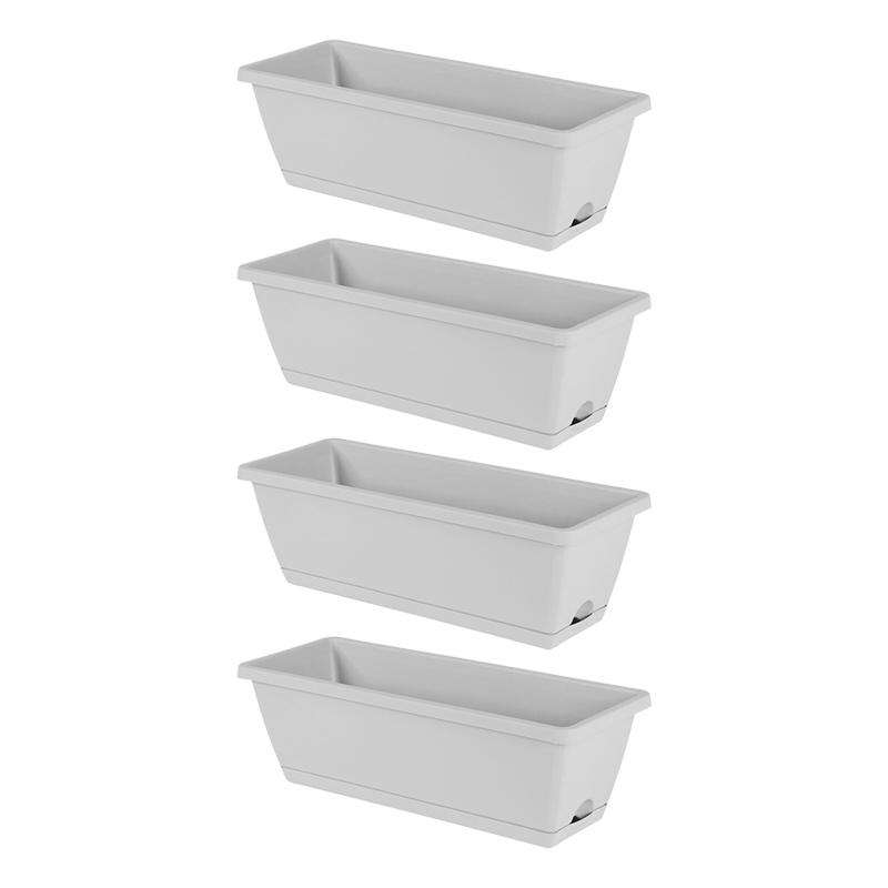 Window Box Planter Light Grey