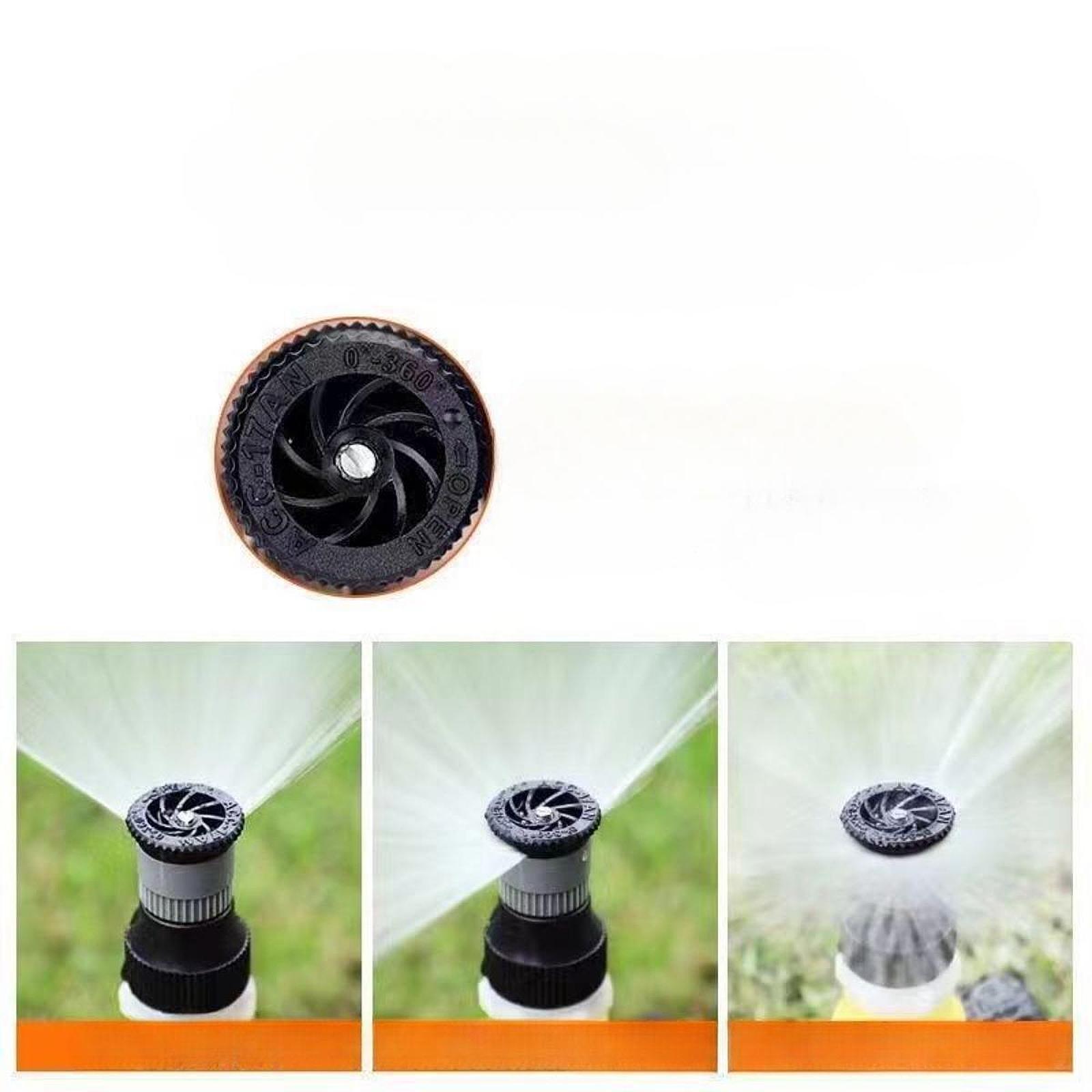 Drip Irrigation Emitter Sprinkler Water Sprinkler for Yard Ground Flower Bed Yellow