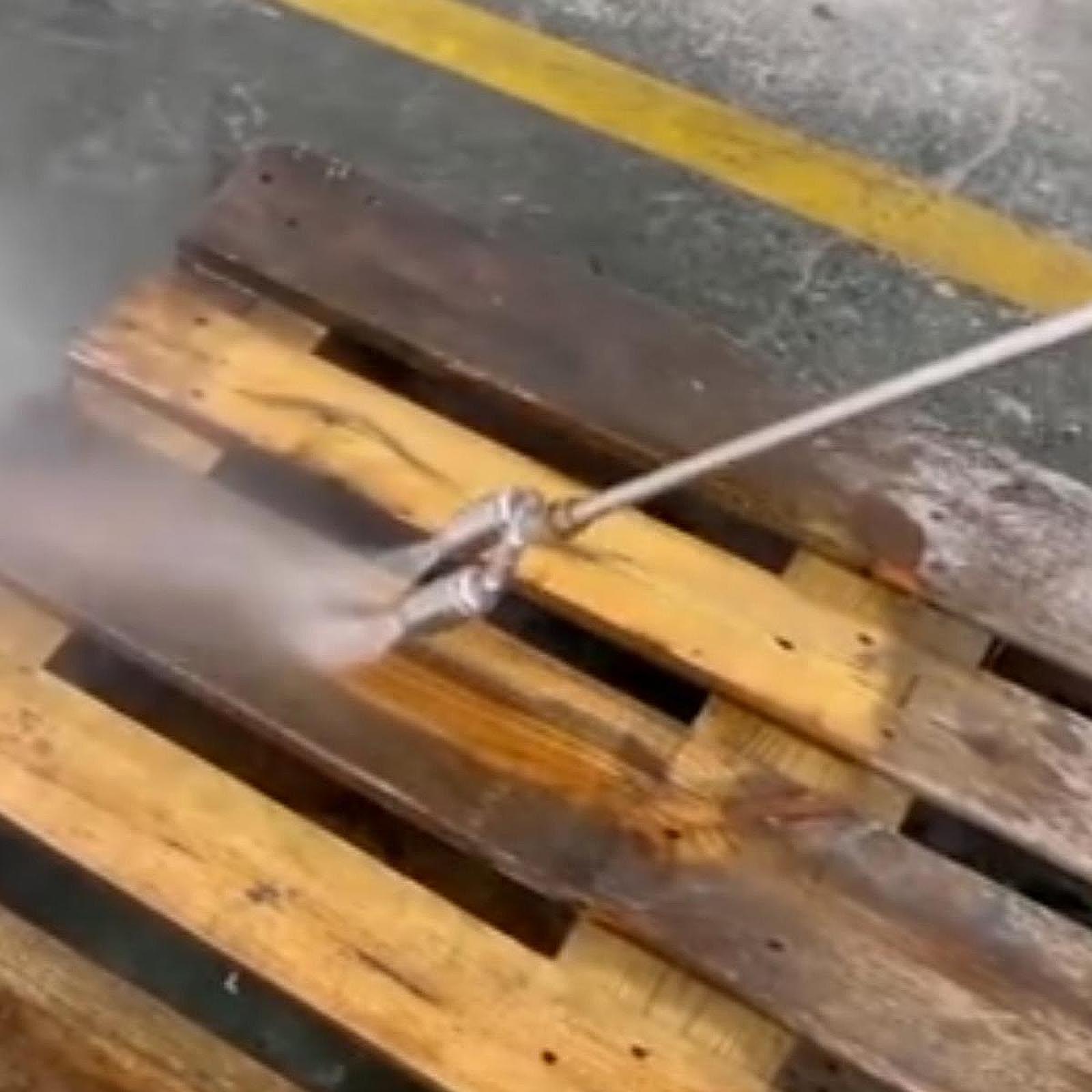 Dual Nozzle Pressure Washer Home Attachment Deck 360 Rotating Turbine Nozzle 13cmx10cm