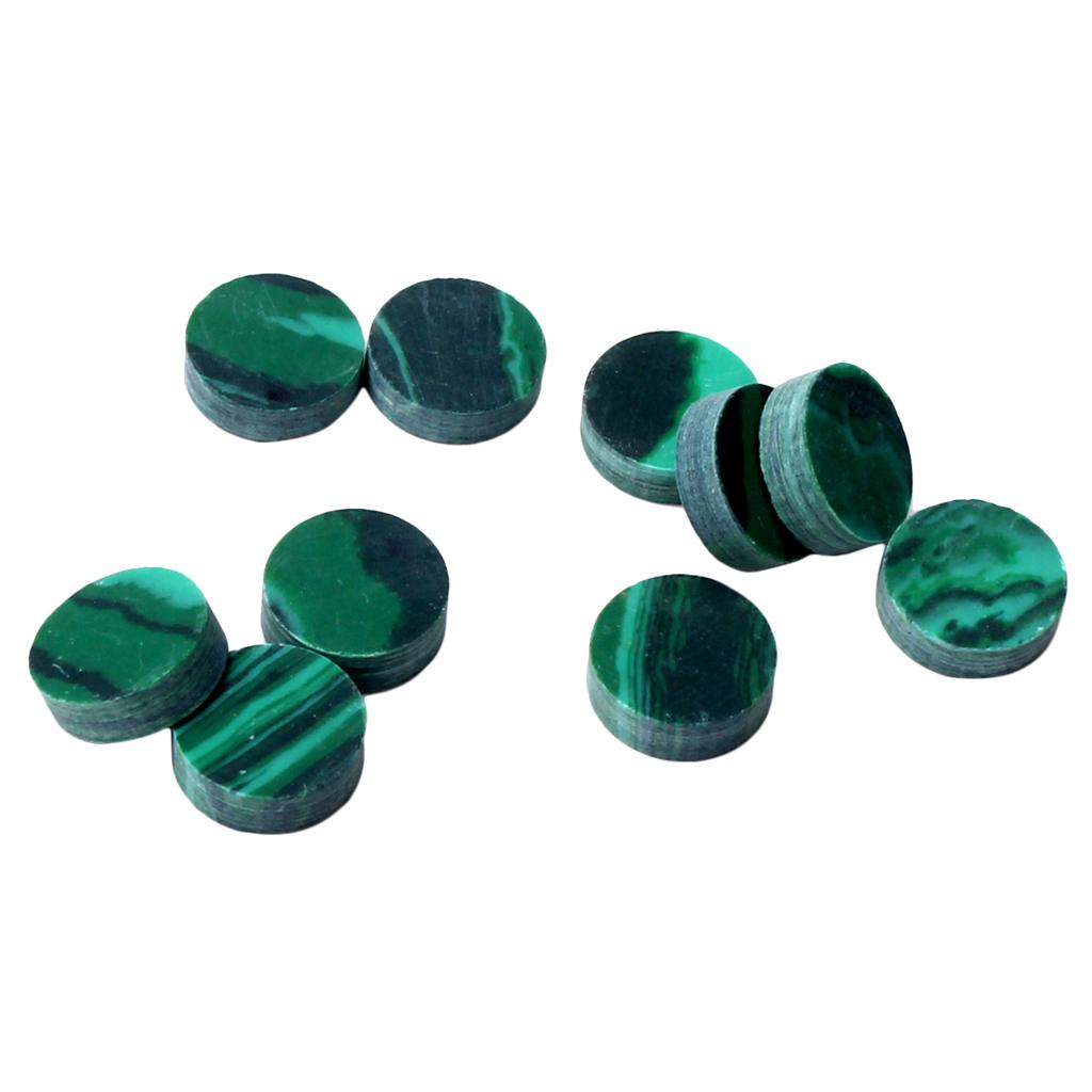 Guitar Fingerboard Dots Green