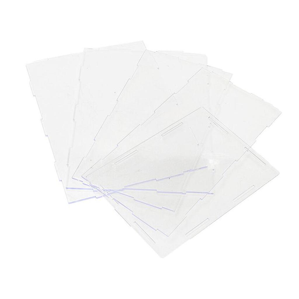 Transparent Acrylic Display Case Tray Dustproof Storage Show Box 36x16x16cm