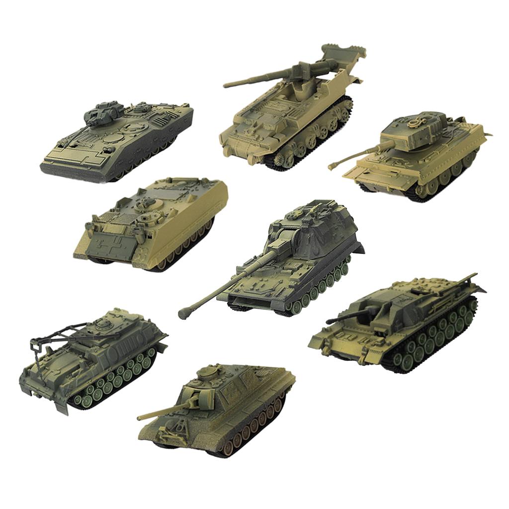 Vehicle Model 4D Fighter Tank 1:72 Plastic Heavy Tank Collectibles