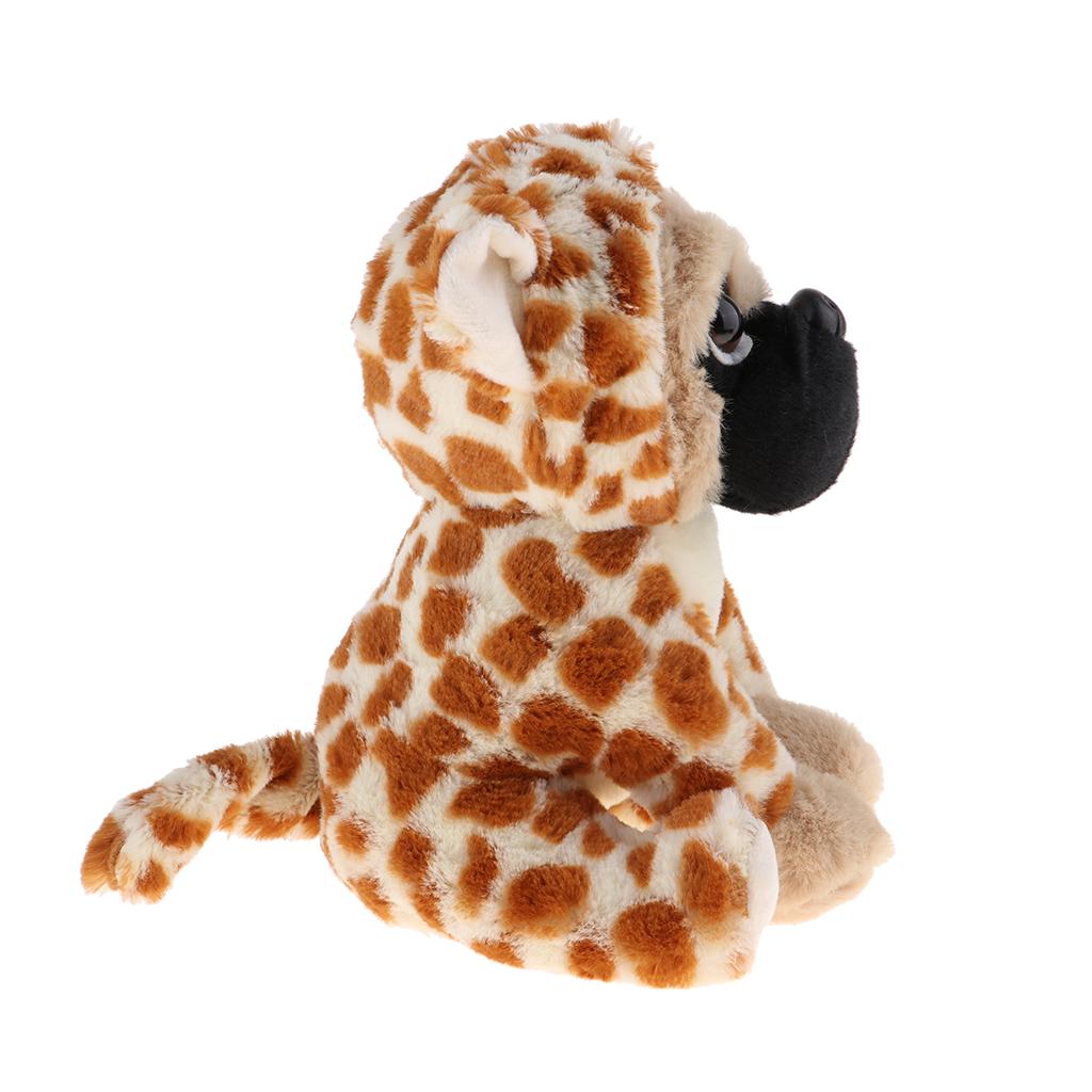 Dogs Child Doll Plush Toys Stuffed Animal Dog Cute Puppy Leopard Print