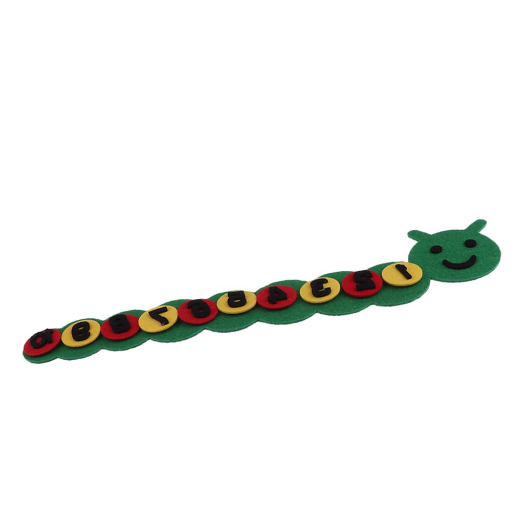 Kindergarten Felt Mathematical Diy Handwork Math Education Toy Caterpillar