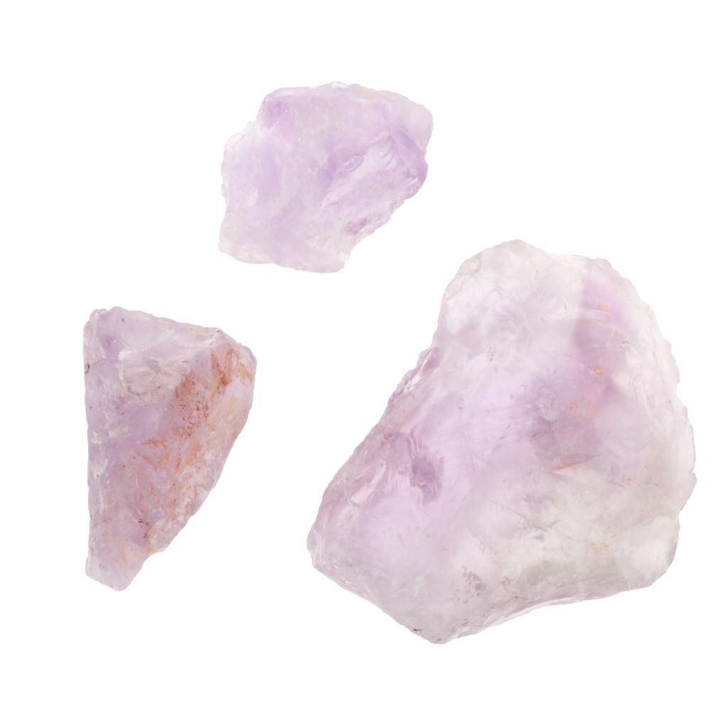 100g Natural Rough Amethyst Stone Quartz Crystal Gemstone Minerals Material