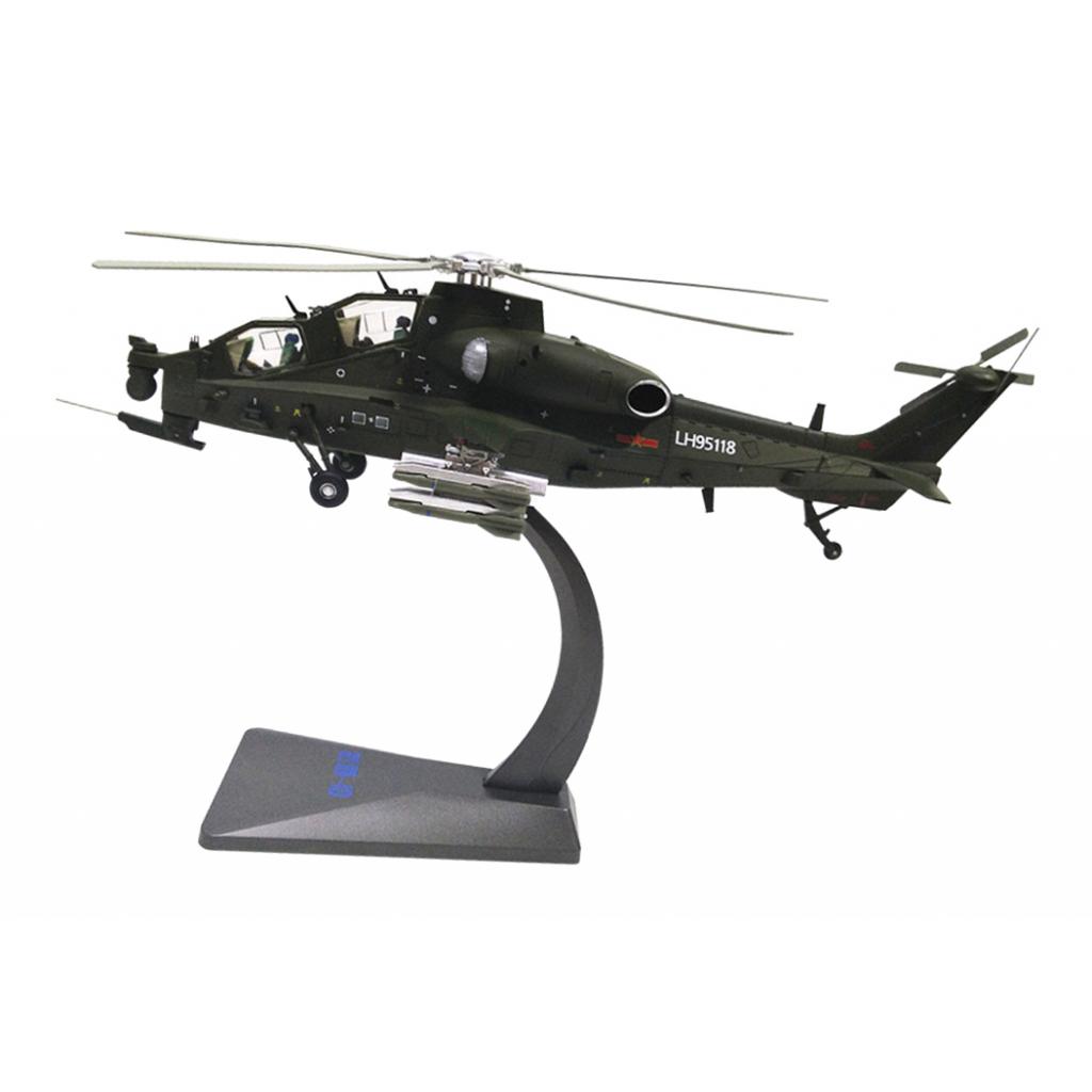 1:48 WZ-10 Armed Helicopter Model Simulated Alloy Aircraft Model Collection