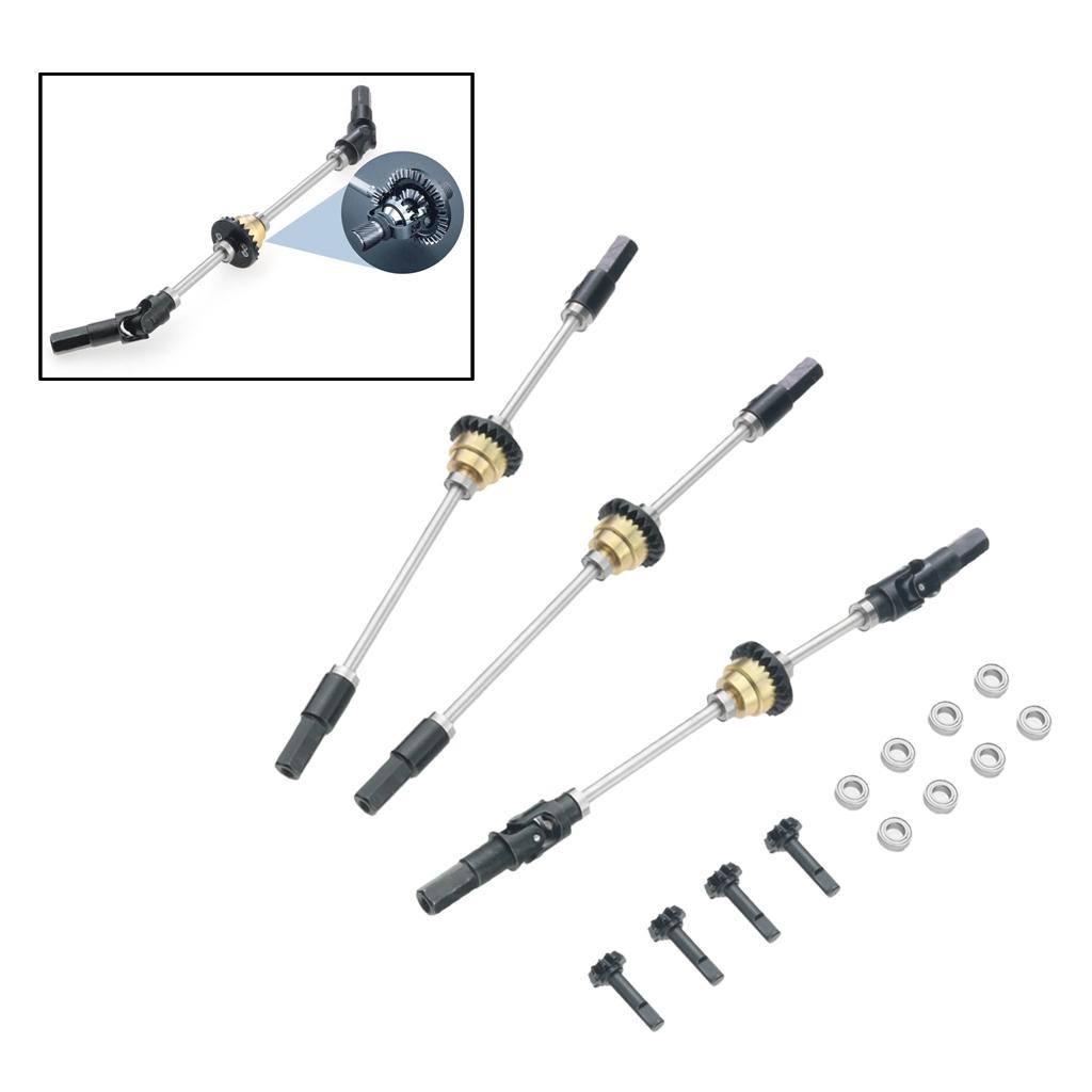 Metal Axle Diff Front Rear Middle Axle Differential with Universal Joints
