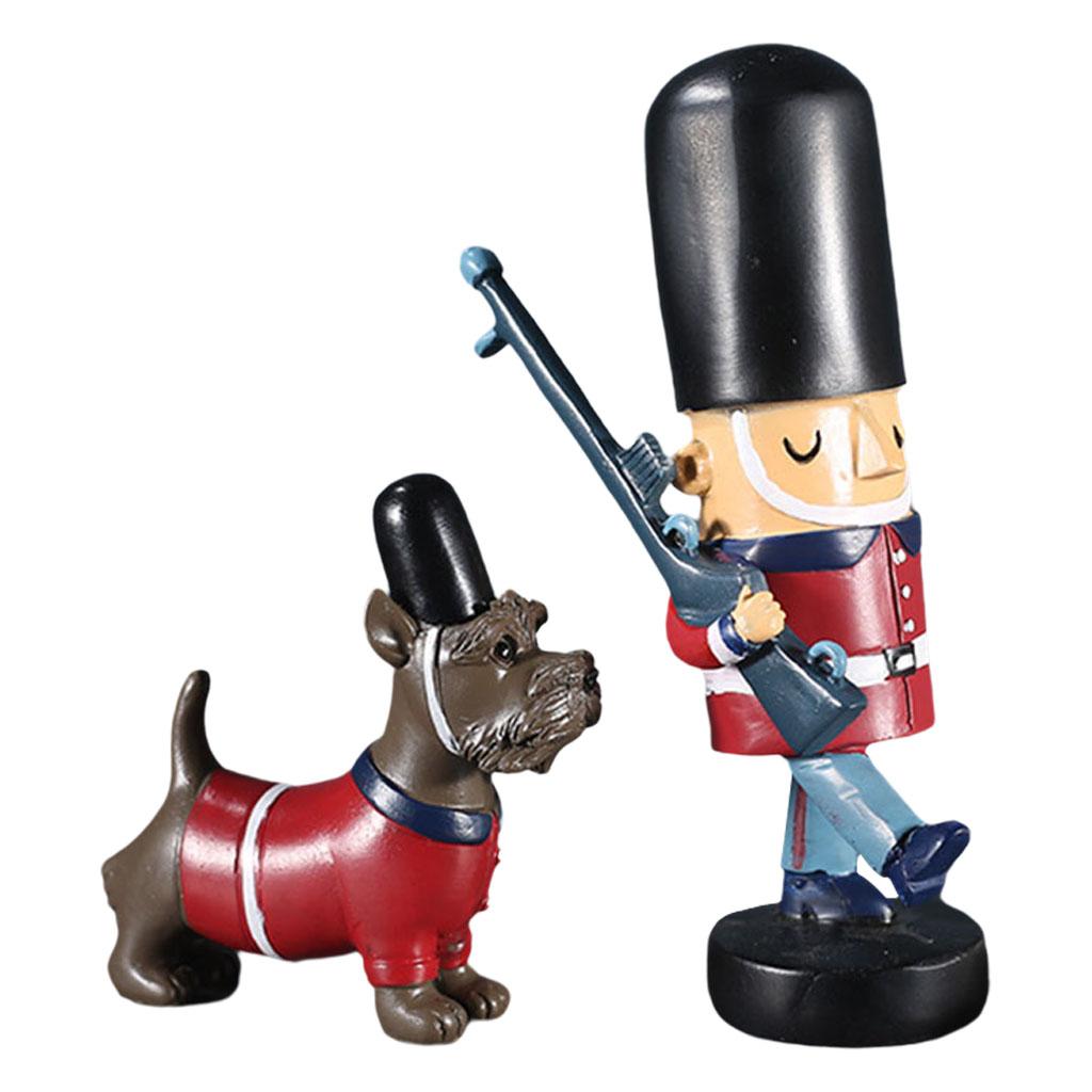 Nutcracker Doll Soldier and Dog