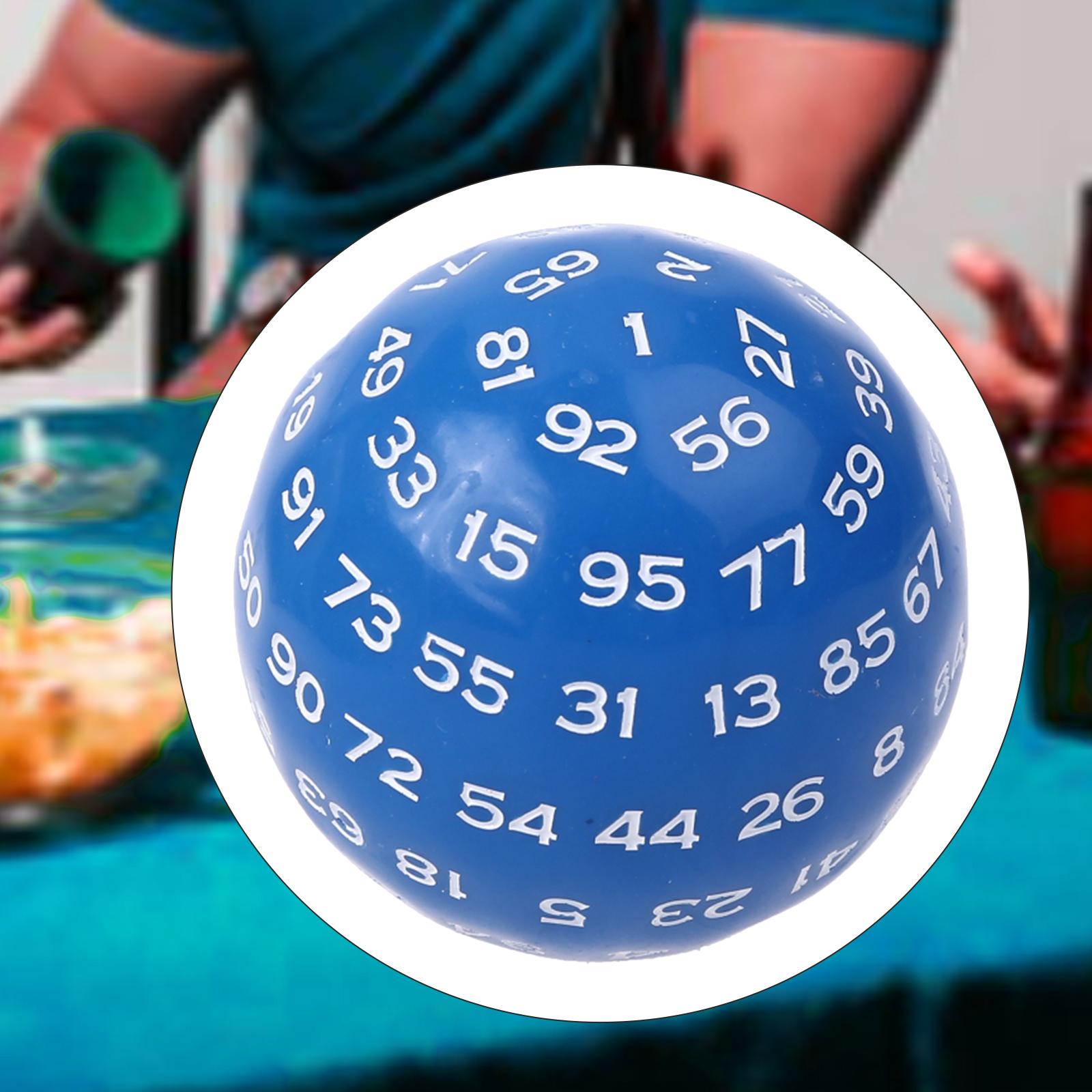 Acrylic Dices Game Entertainment Family Polyhedral Dice Blue