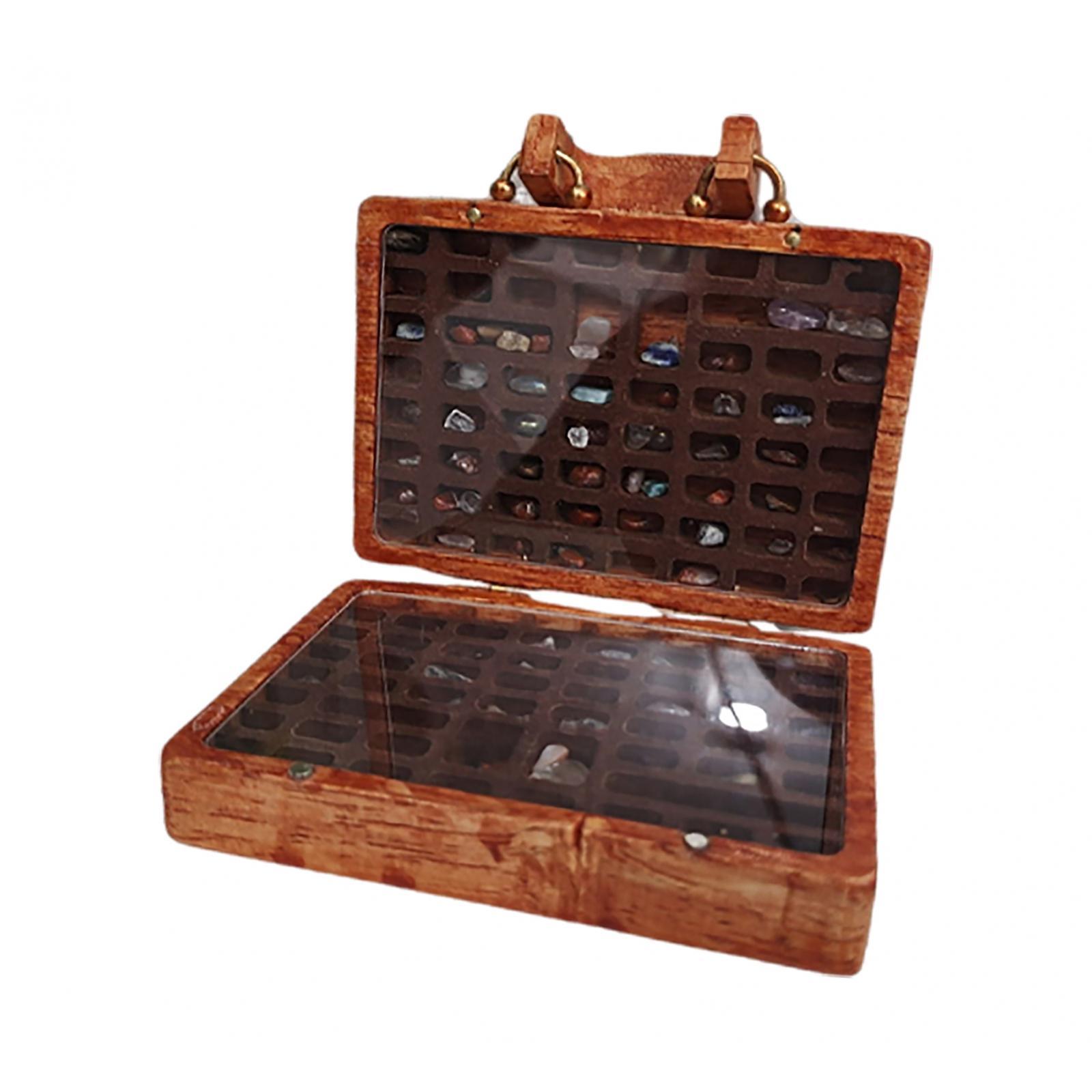 Wooden Rock Collection Box