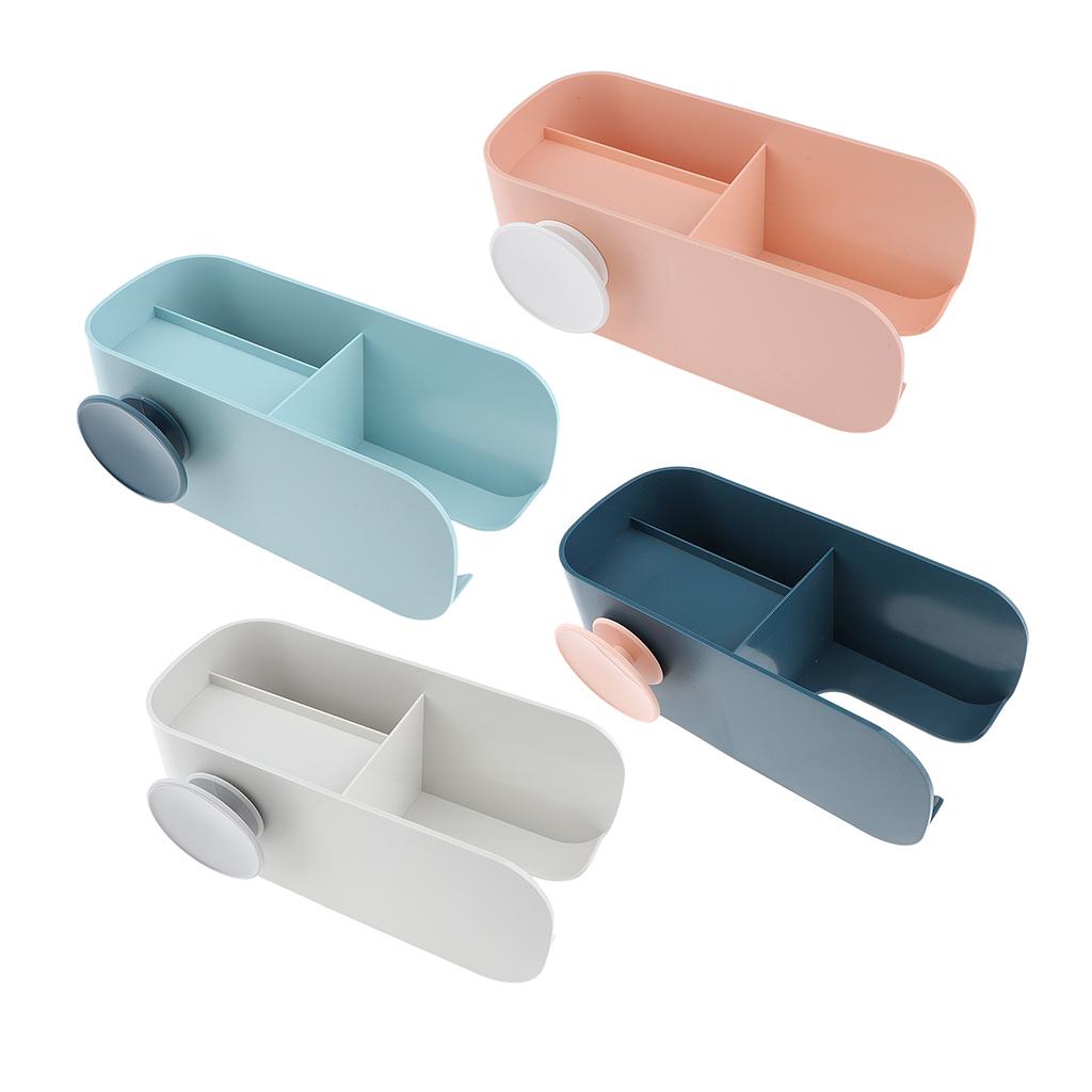 Wall Mounted Hair Dryer Rack Holder Bathroom Accessories Organizer Light Orange