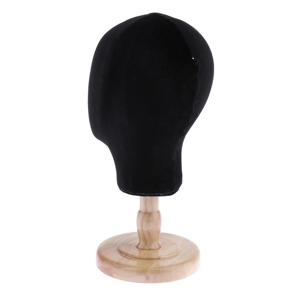 2x Hat Wig Cap Display Holder Stand Wooden Mannequin Manikin Head Model Rack