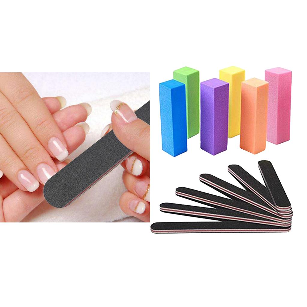 12Pcs Nail Art Buffer Files Block Manicure Buffing Sanding Polish