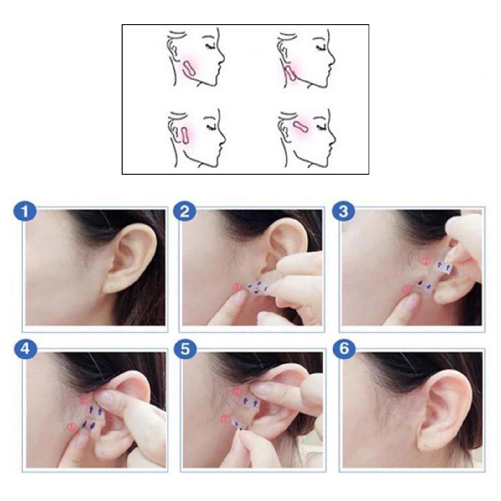 Thin Facial Stickers Line Wrinkle Sagging V-Shape Face Lift Tapes,