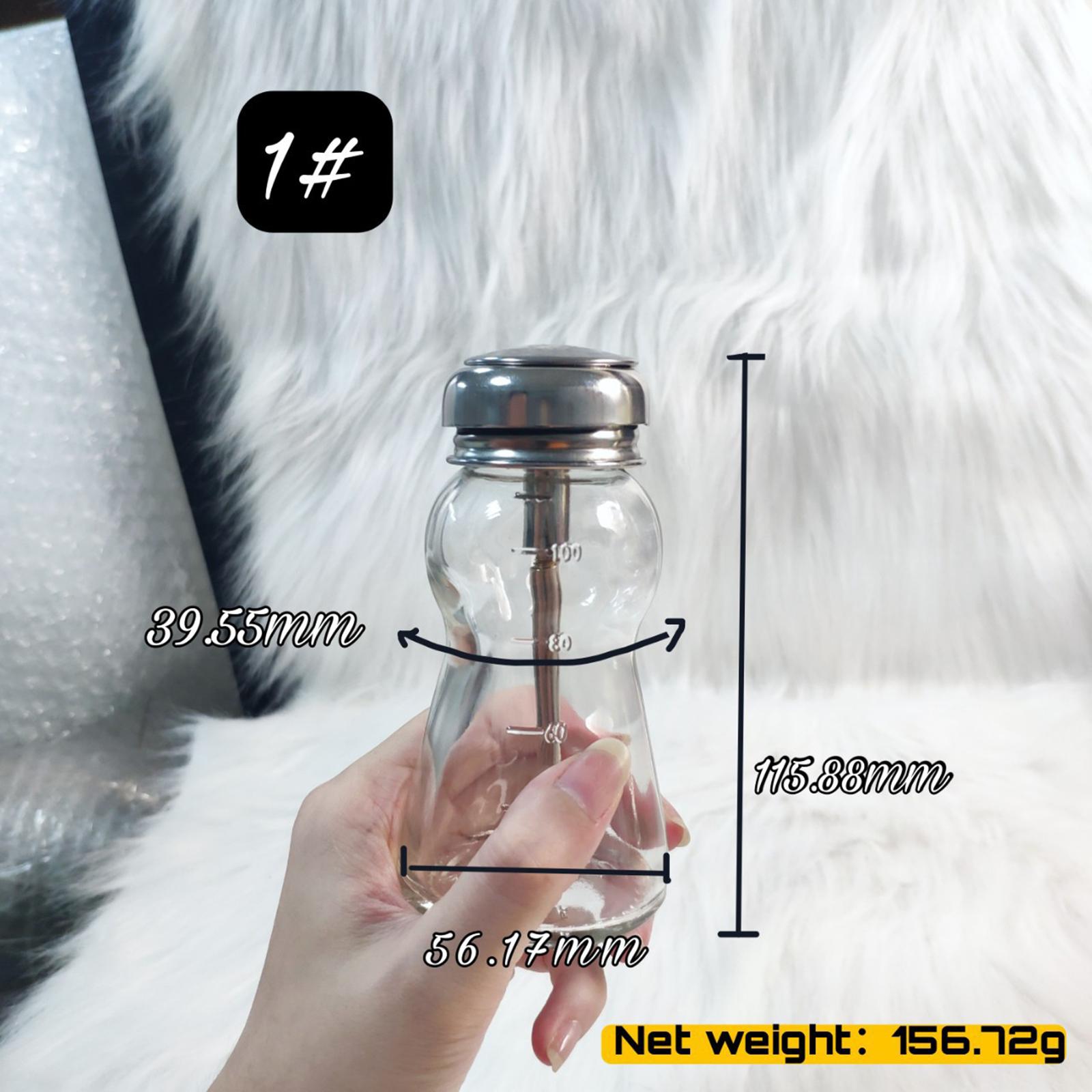 Remover Pump Dispensers Manicure Tool Container for Nail Polish Makeup 100ML