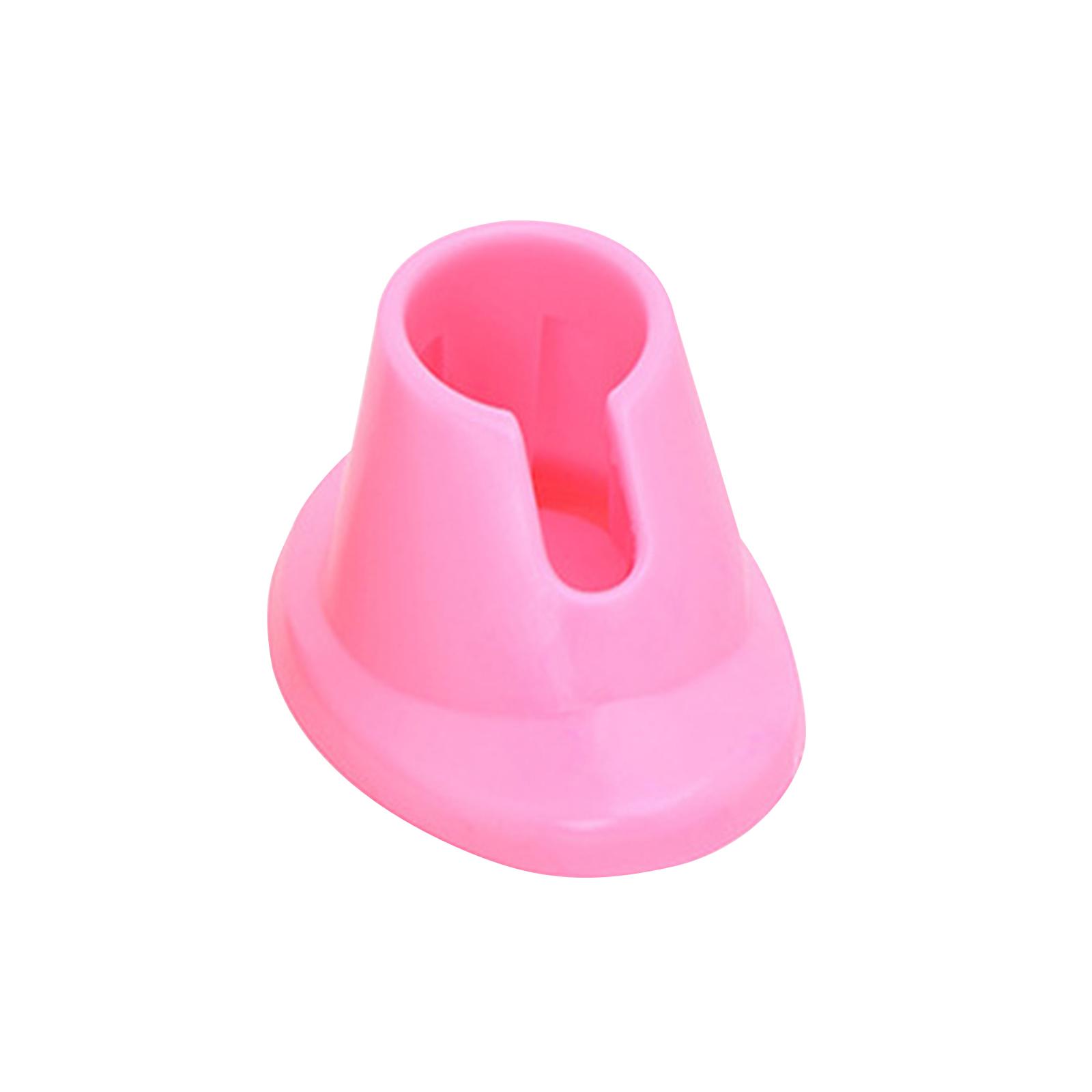 Nail Bottle Holder Grip Manicure Fingernail Painting Tool for Manicurists Pink