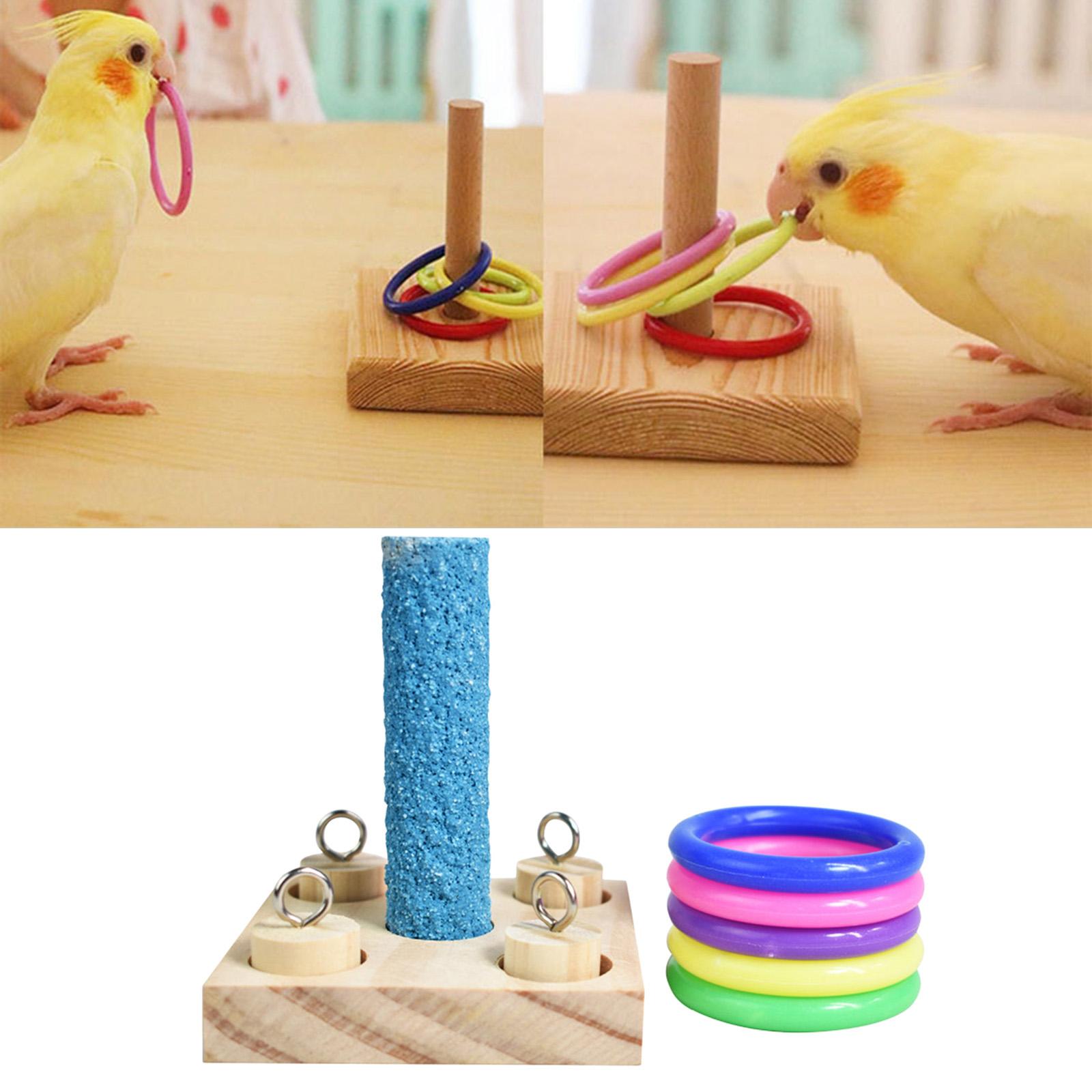 Birds Trick Tabletop Toys Educational Toys Intelligence Block Toy Rings