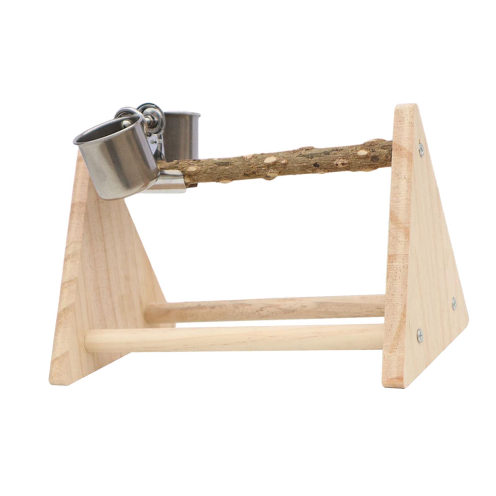Parrot Play Stand With Cup