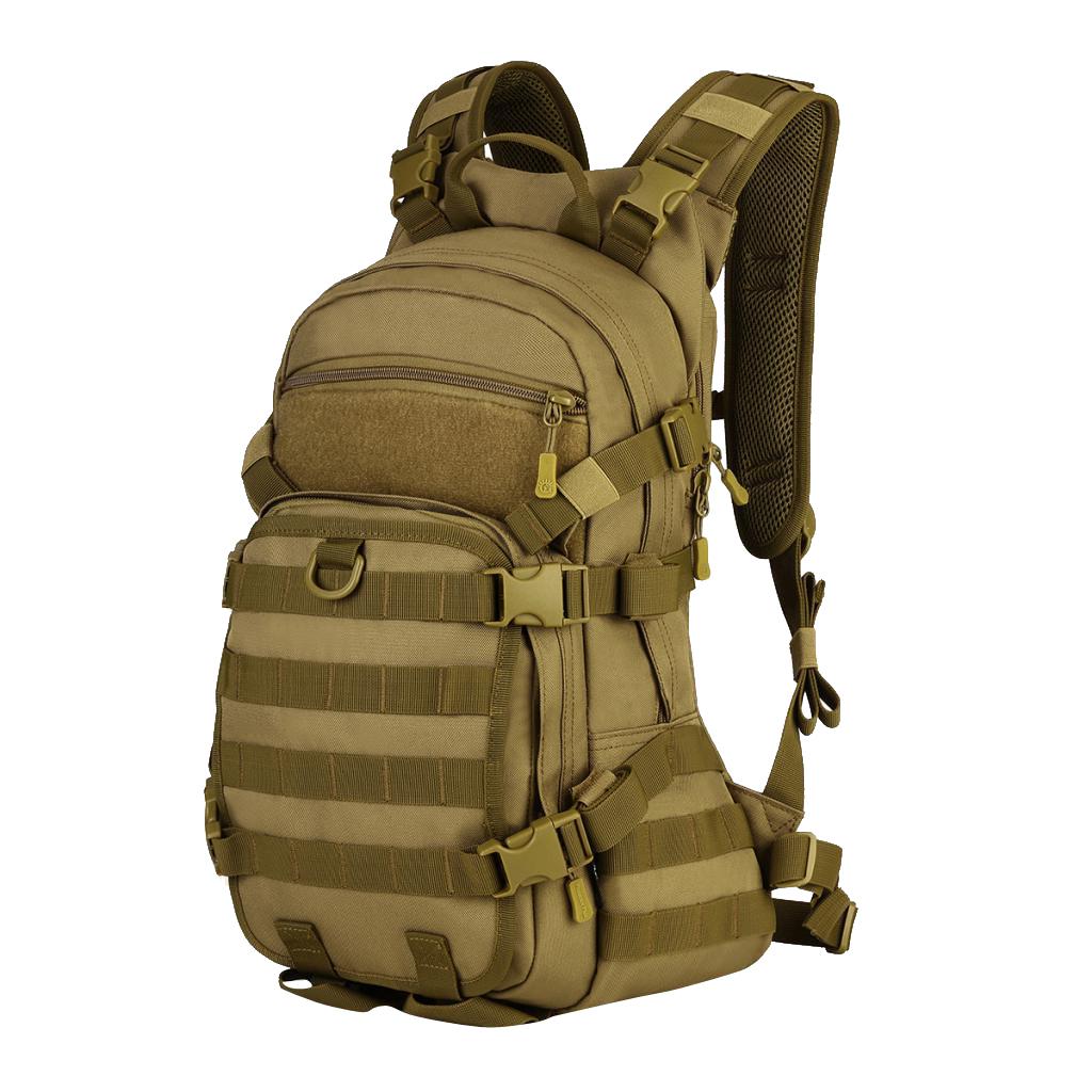 tactical backpack with helmet holder