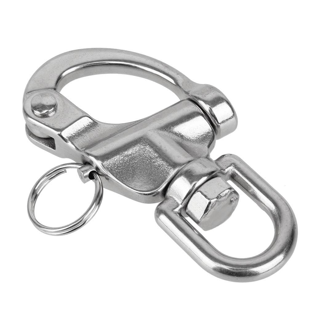 Heavy Duty  Stainless Steel Quick Release Swivel Eye Snap Shackle Hook Clip