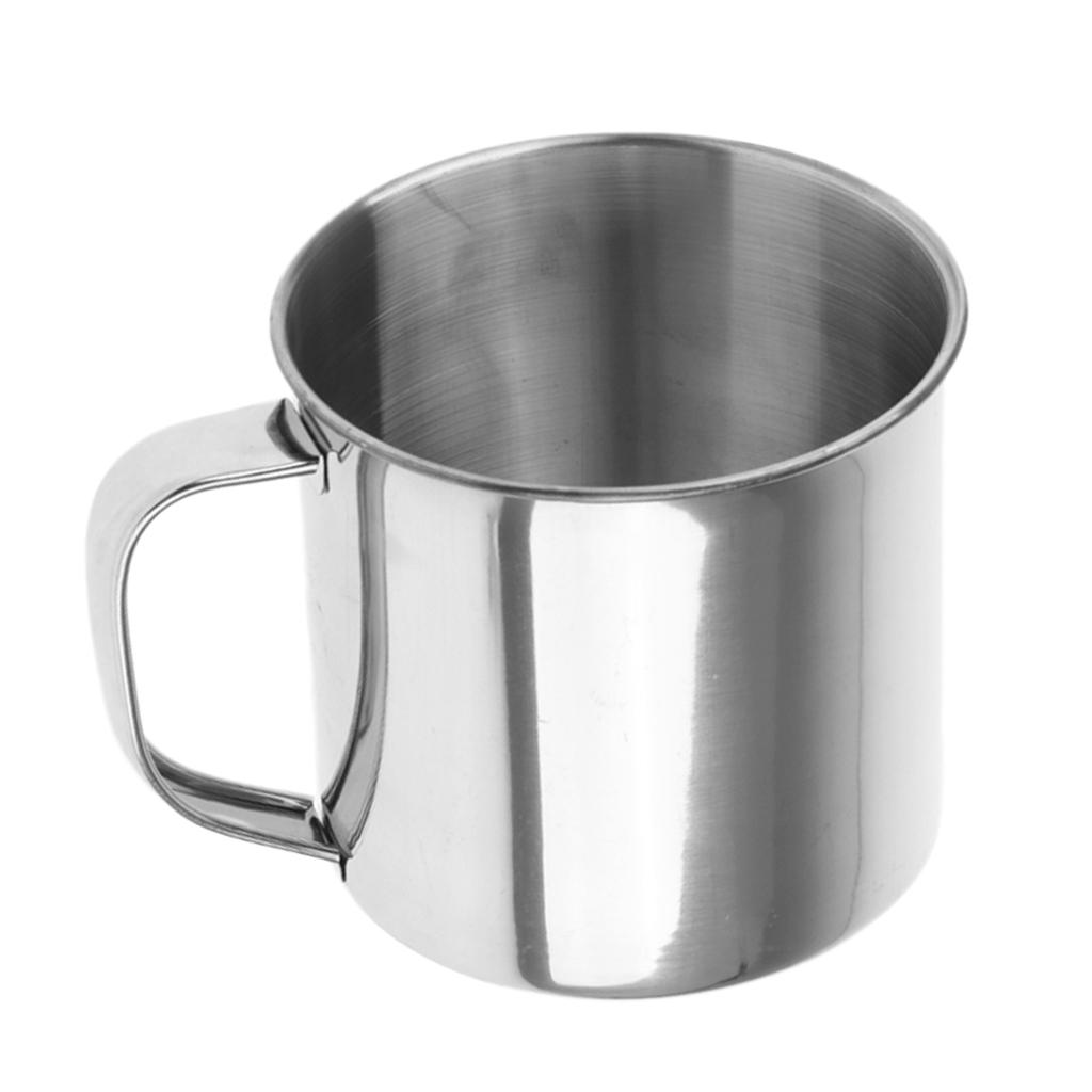 Stainless Steel Cup Mug Drinking Coffee Beer Tumbler Picnic Camping Travel Tool 