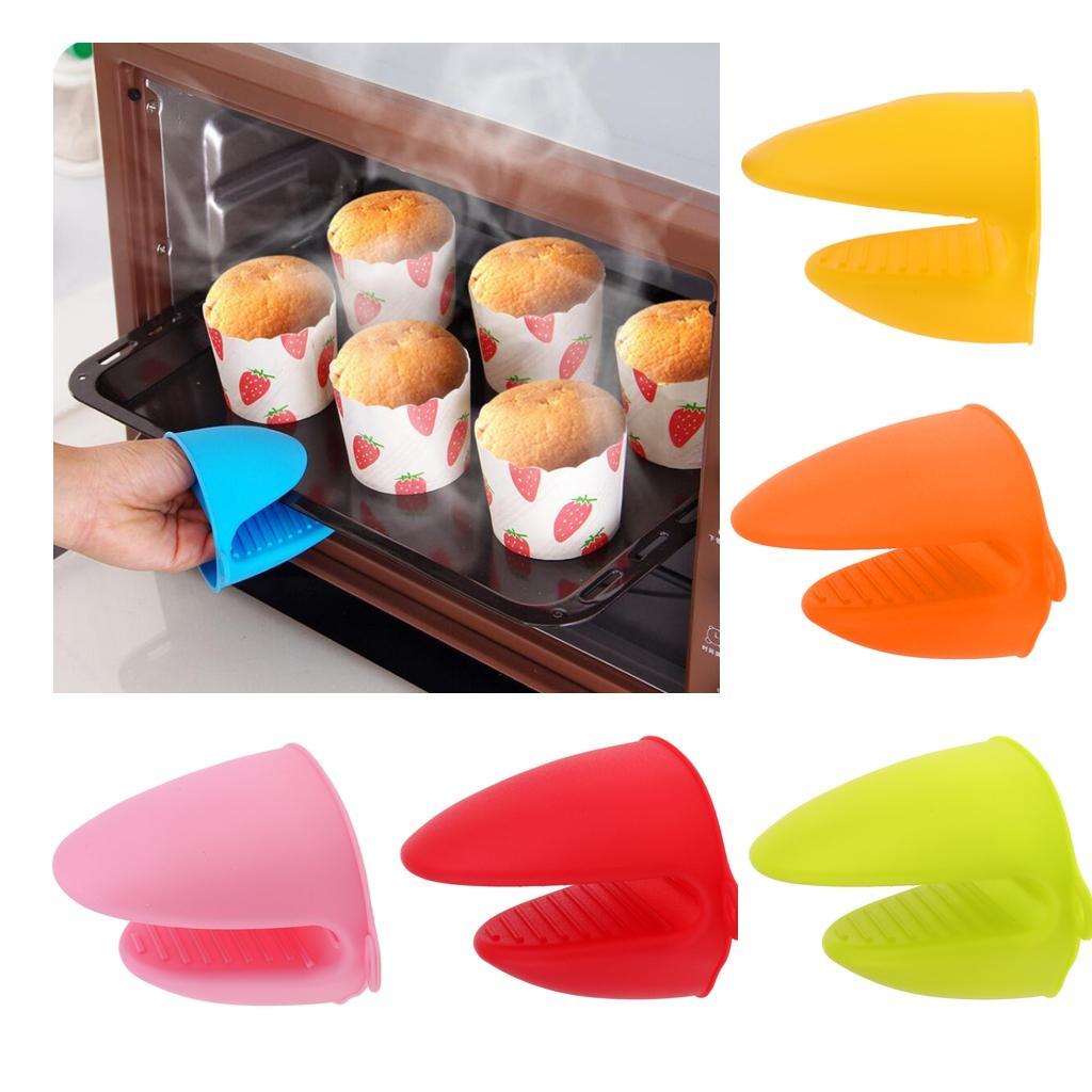 Silicone Pot Holders, YYP Silicone Heat Resistant Pot Holders, Oven Mini  Mitts, Cooking Pinch Grips for Kitchen(No More