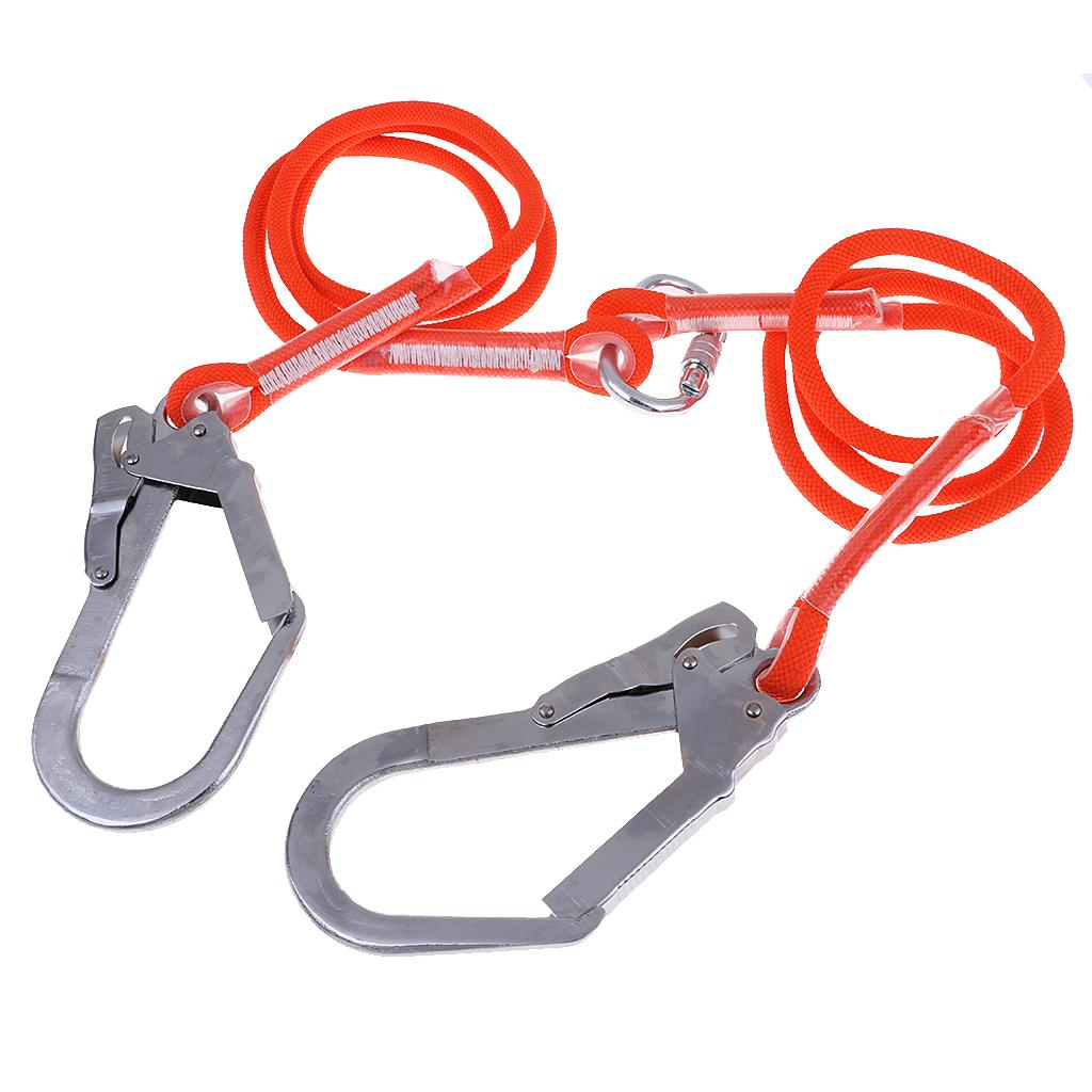 12mm Safety Harness Lanyard Strap Fall Protection Aerial Rock Climbing Sling eBay