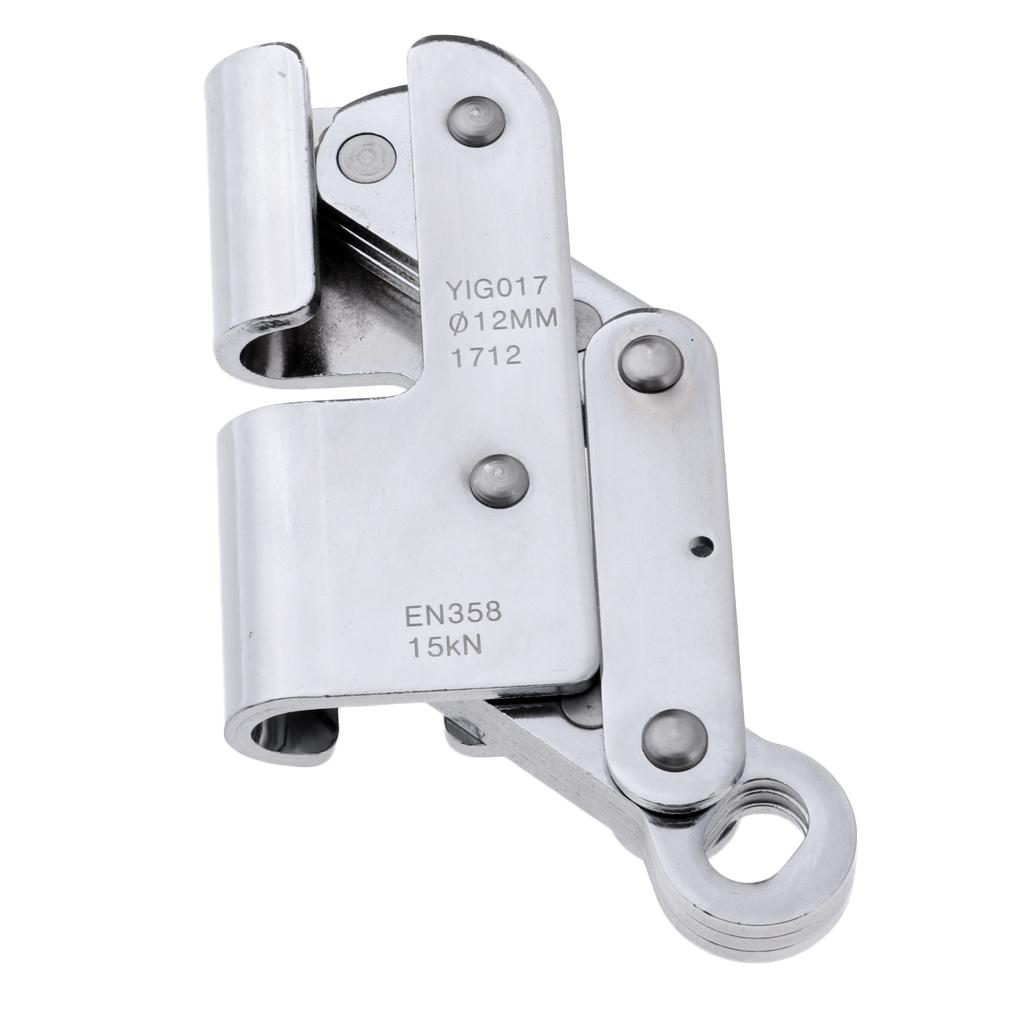 12mm Outdoor Rock Climbing Auto Locking Rope Grab Fall Protection Equipment