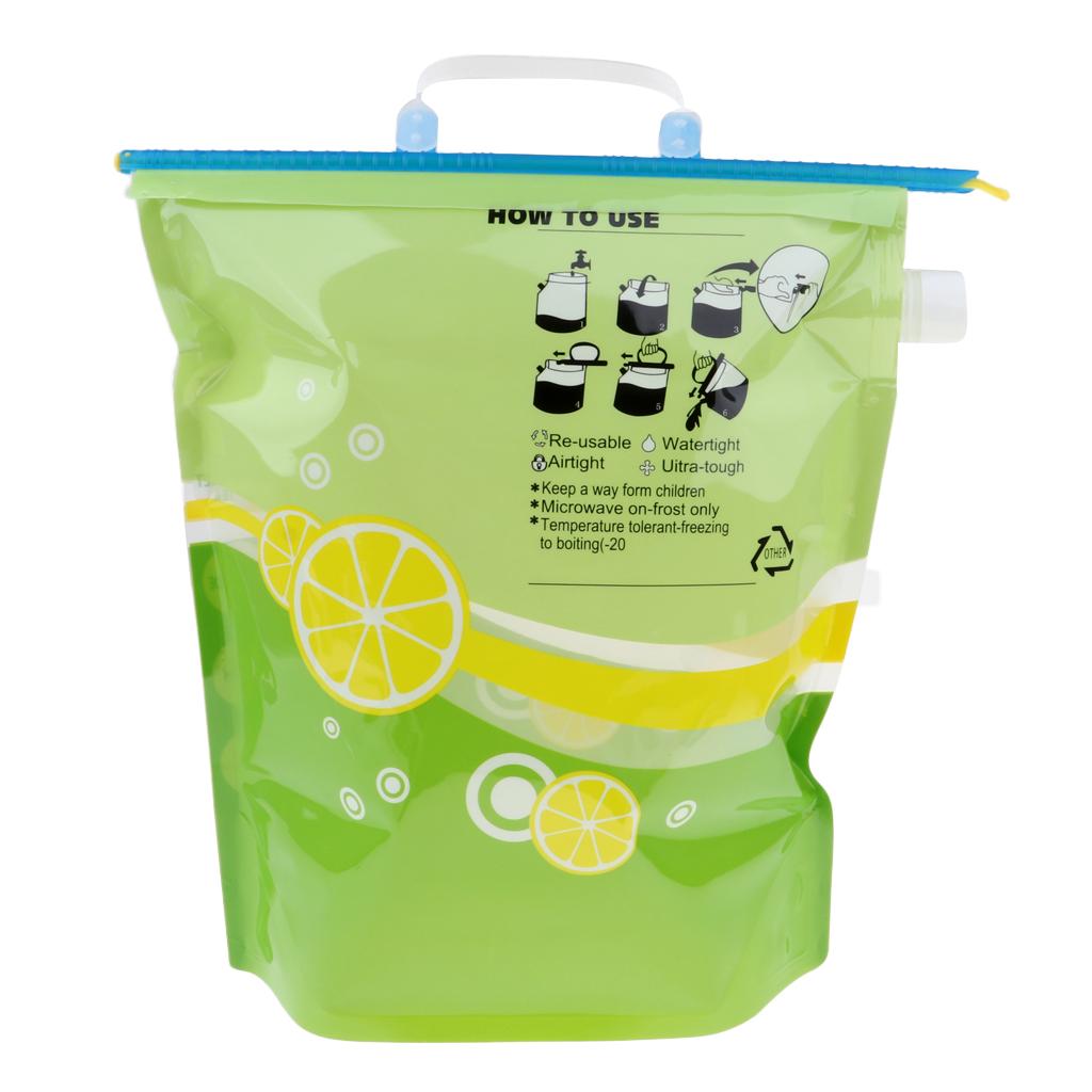 Lightweight Portable Folding Water Bag Camping Hiking Survival green