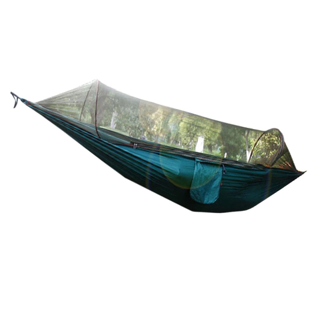 Leisure Hammock Mosquito Net Camping Hanging Bed Sleeping Nylon Fabric Swing | eBay