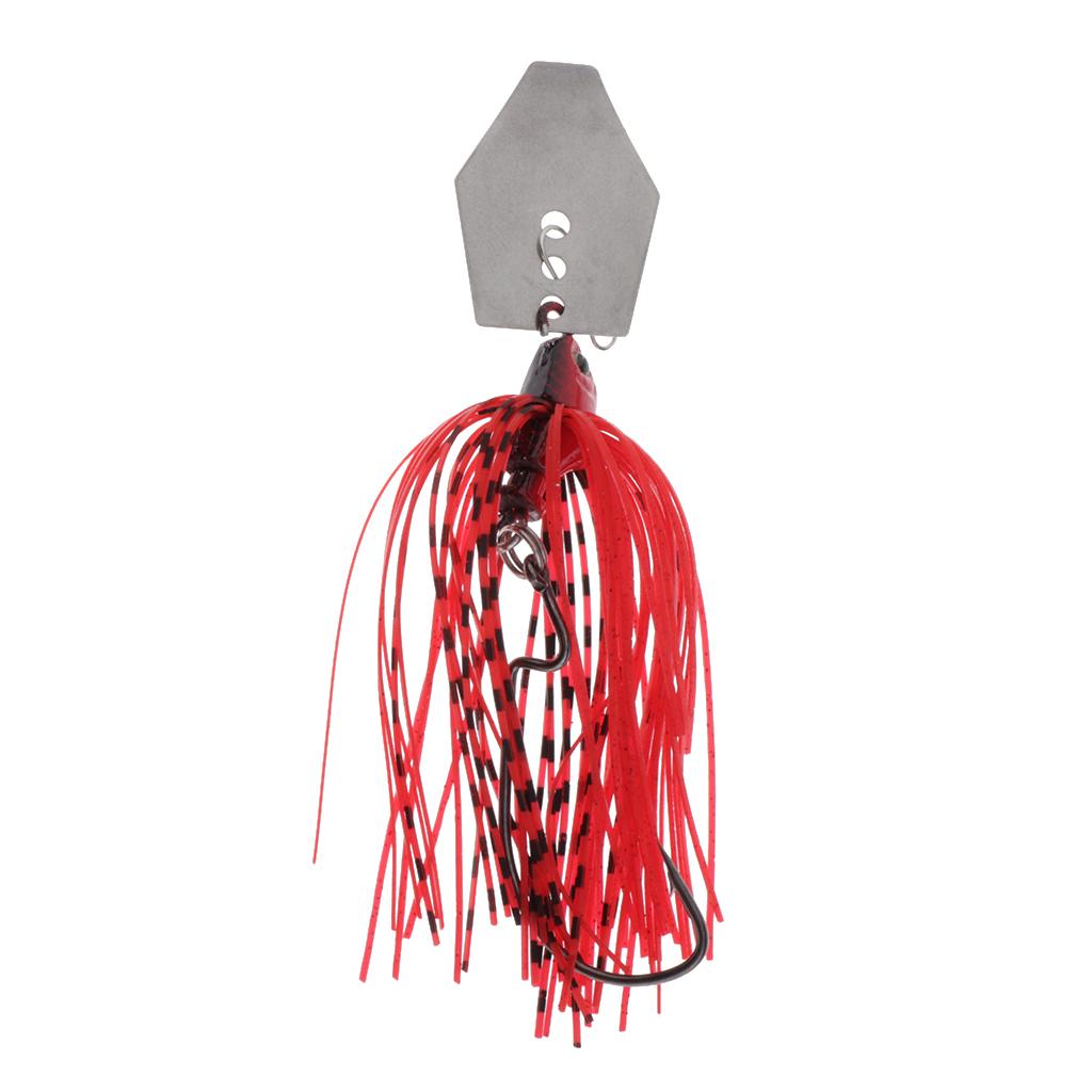 Fishing Skirt Lures Cheater Swimbaits Spinner Trolling Swim Baits Red