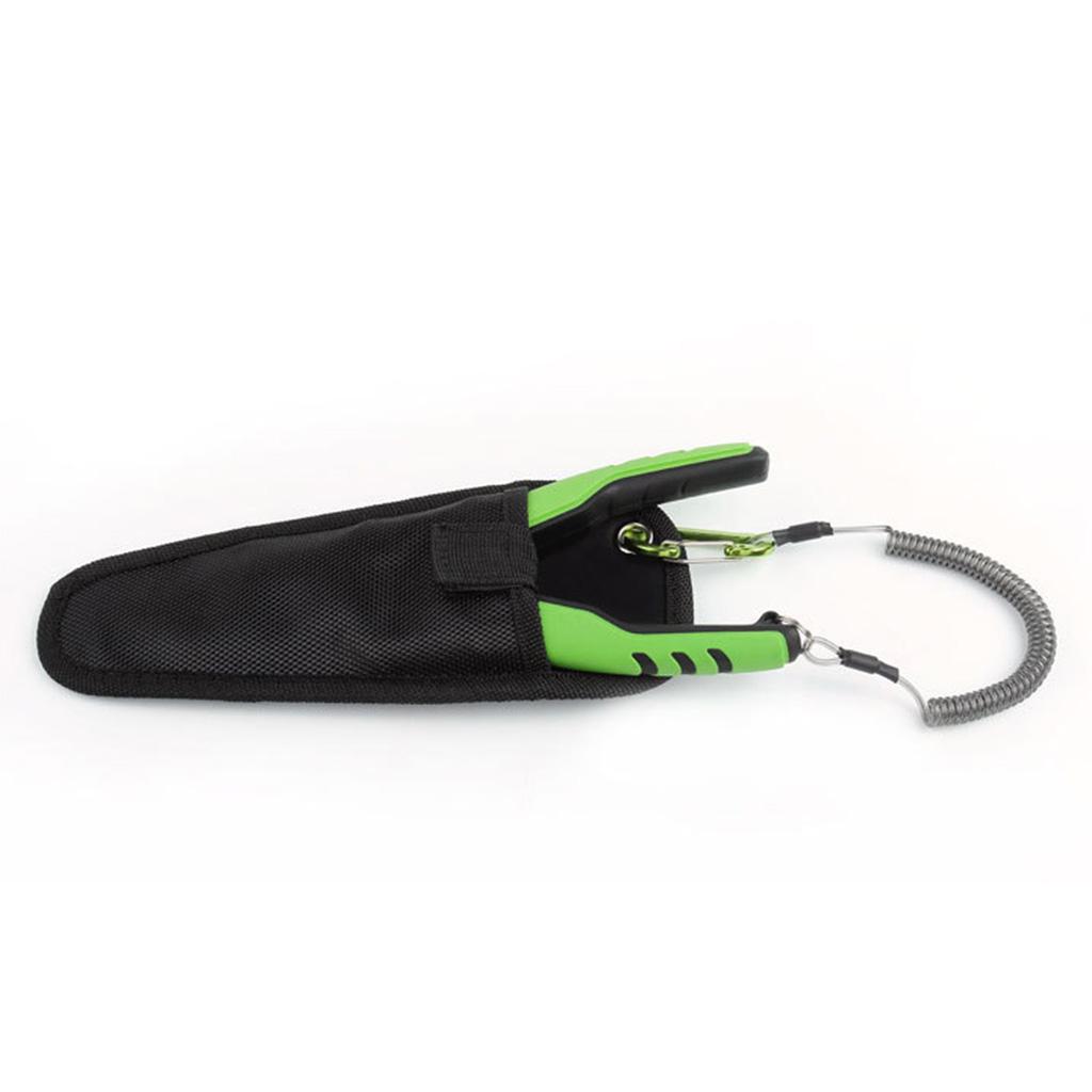 Angling Fishing Pliers Scissors Hook Removal Disgorger Line Cutter  Green